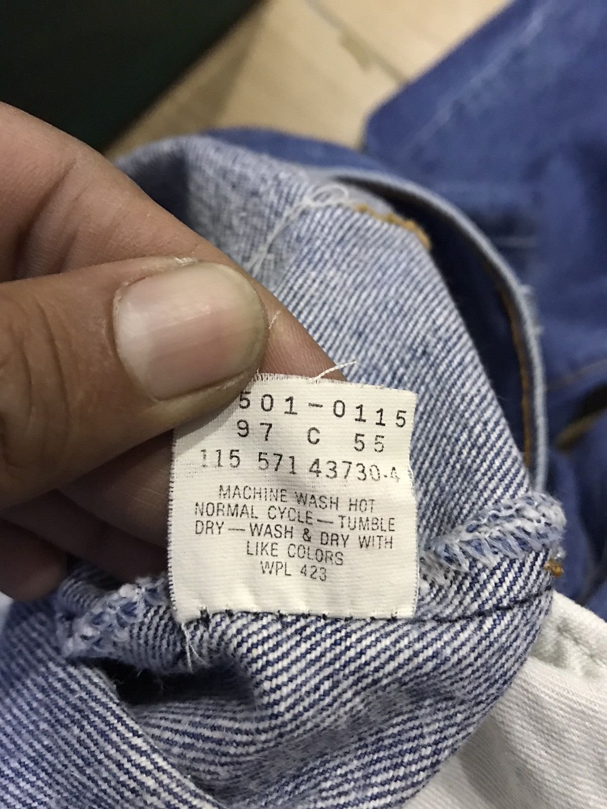 Levi's × Levi's Vintage Clothing Vintage 90s Levis 501 Denim Jeans Made In USA Size US 31 - 13 Thumbnail
