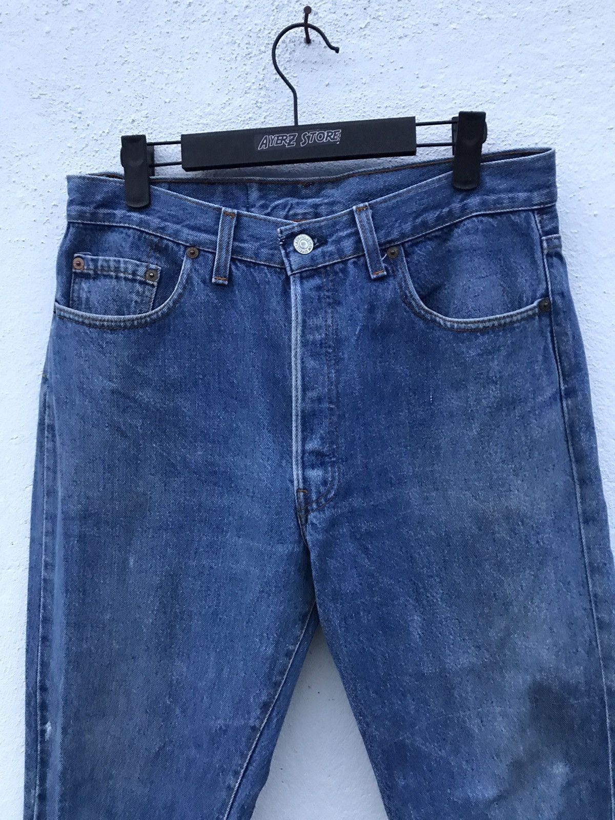 Levi's × Levi's Vintage Clothing Vintage 90s Levis 501 Denim Jeans Made In USA Size US 31 - 2 Thumbnail