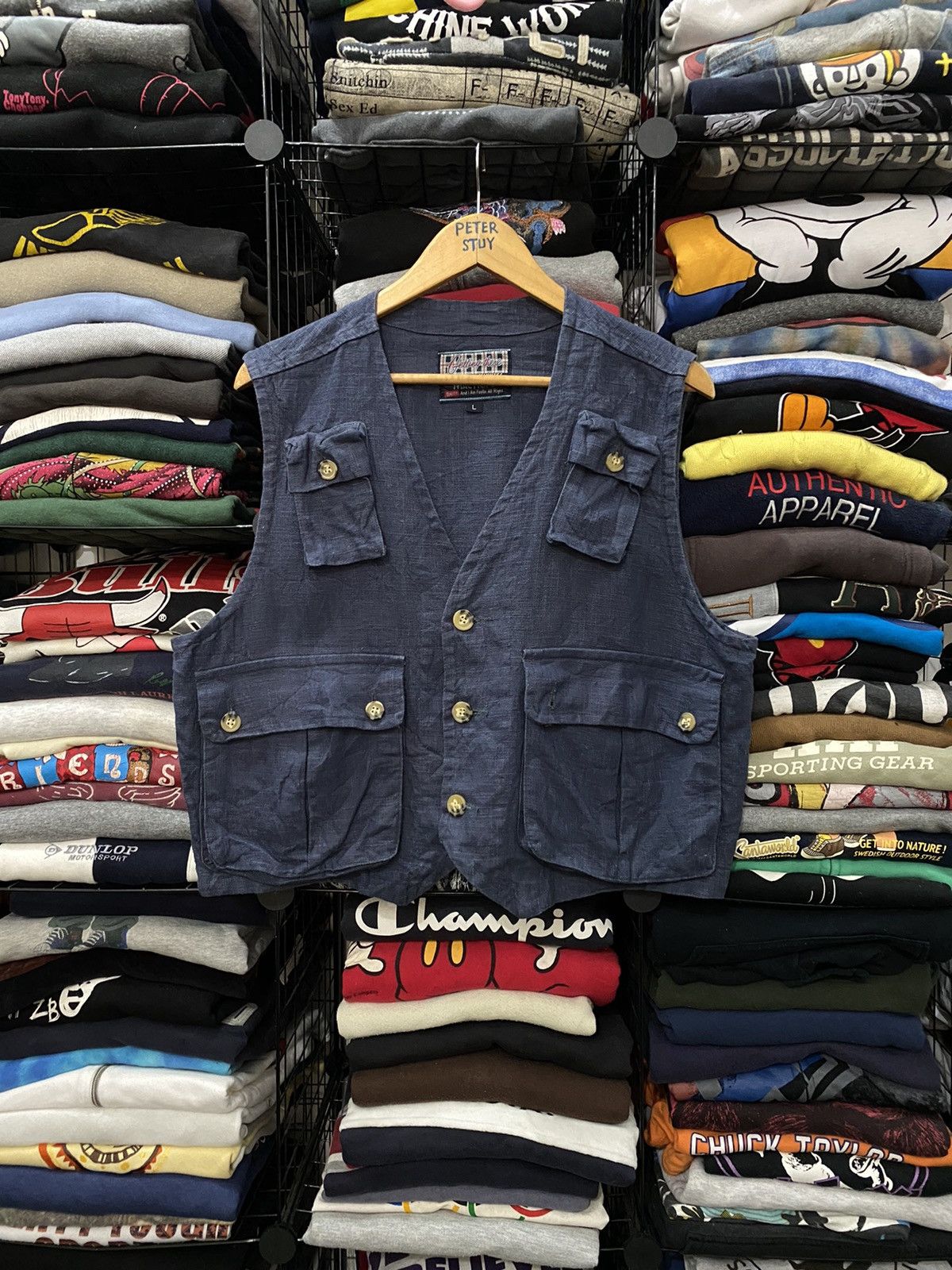 Vintage Multipocket Workers Vest