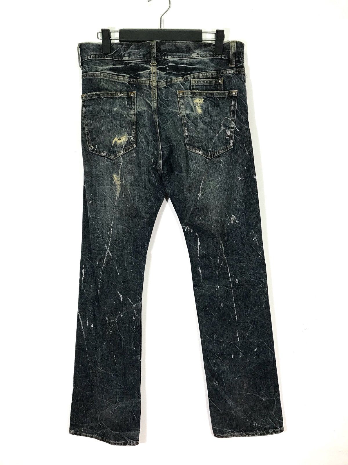 Japanese Brand Japanese Brand Distressed Rips Denim Jeans Size US 32 / EU 48 - 2 Thumbnail