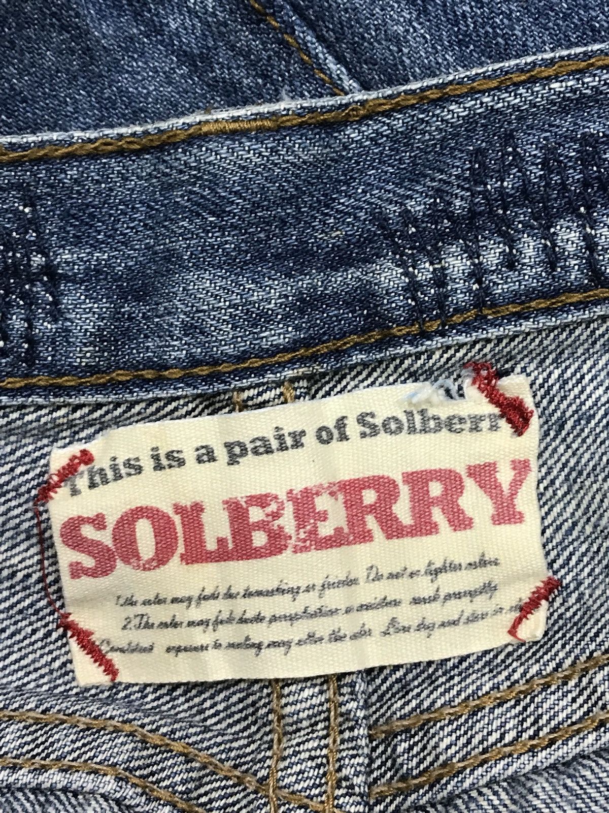 If Six Was Nine × Japanese Brand Japanese Brand Solberry Distressed Zig Zag Denim Jeans Size US 30 / EU 46 - 7 Thumbnail