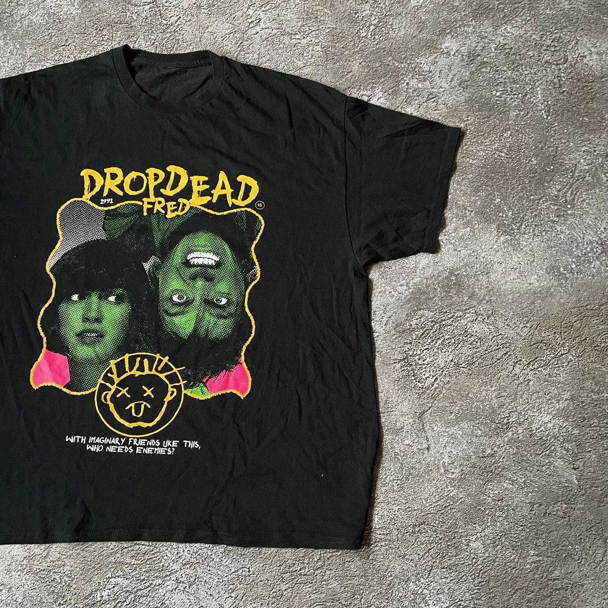 Band Tees Vintage Y2K DROP DRAD Face ZOMBIE Blood Creepy Horror Tee Size US XXL / EU 58 / 5 - 3 Thumbnail
