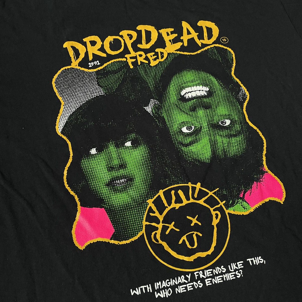 Band Tees Vintage Y2K DROP DRAD Face ZOMBIE Blood Creepy Horror Tee Size US XXL / EU 58 / 5 - 5 Thumbnail