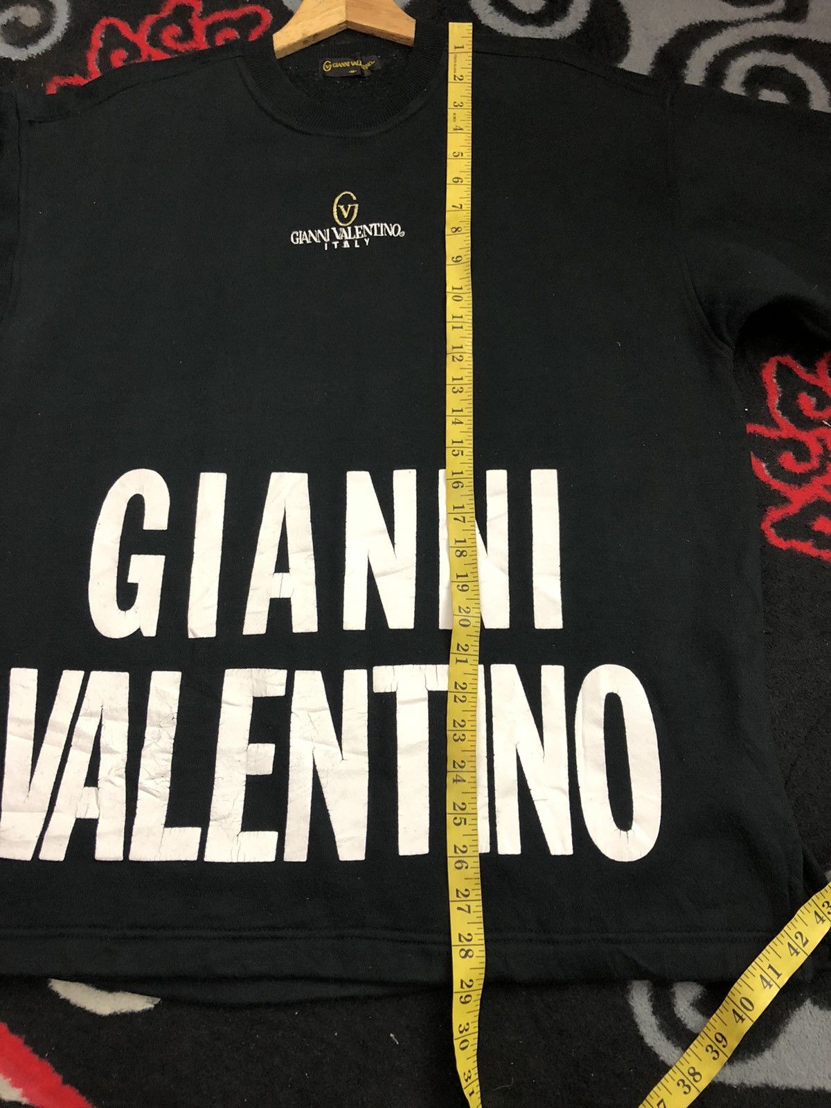 Valentino Gianni Valentino Big Logo Sweatshirt Size US M / EU 48-50 / 2 - 11 Thumbnail