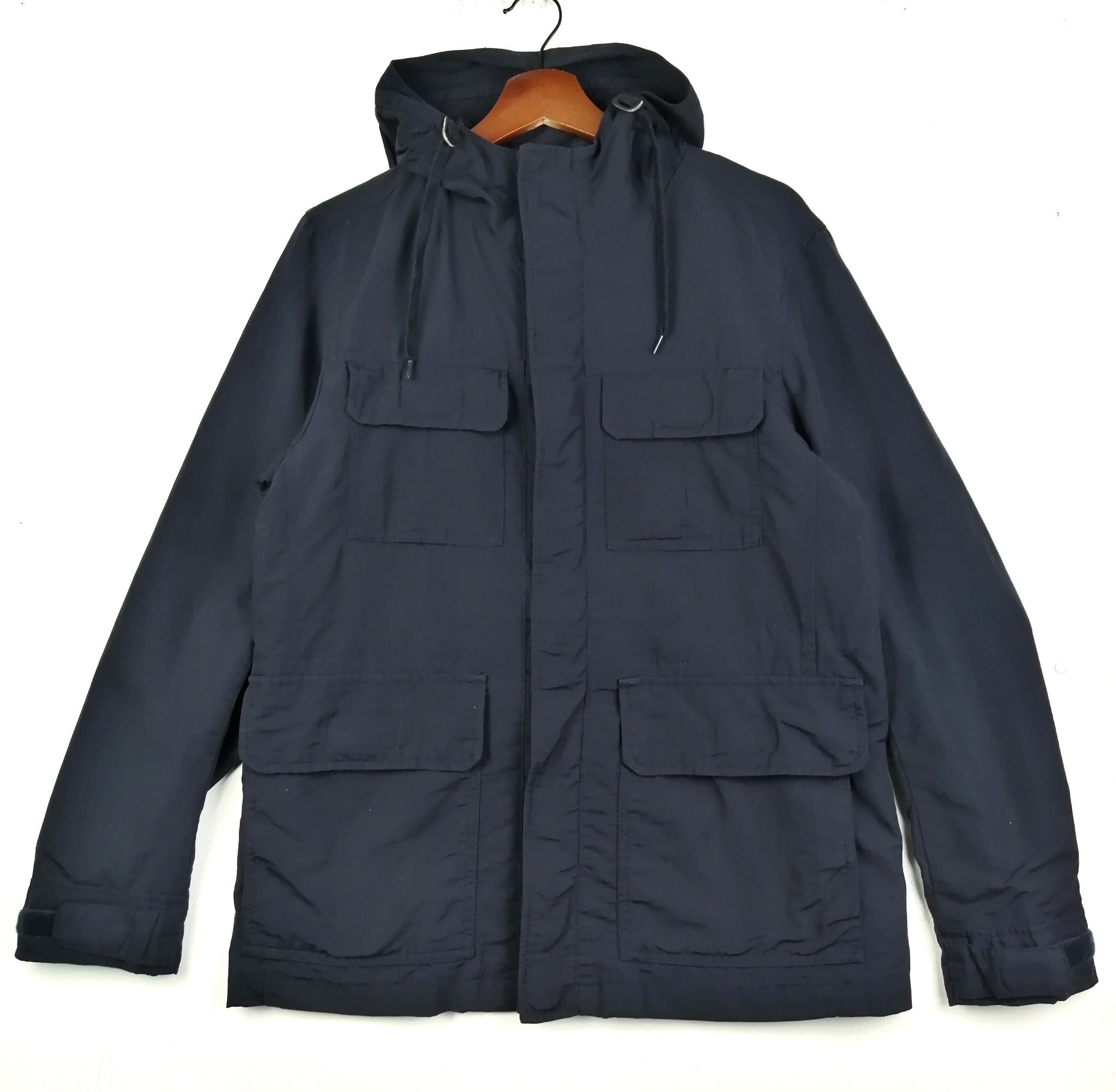 Japanese Brand × Uniqlo Parka Uniqlo Cloaks Jacket Multi Poket Hoodie Size US M / EU 48-50 / 2 - 1 Thumbnail