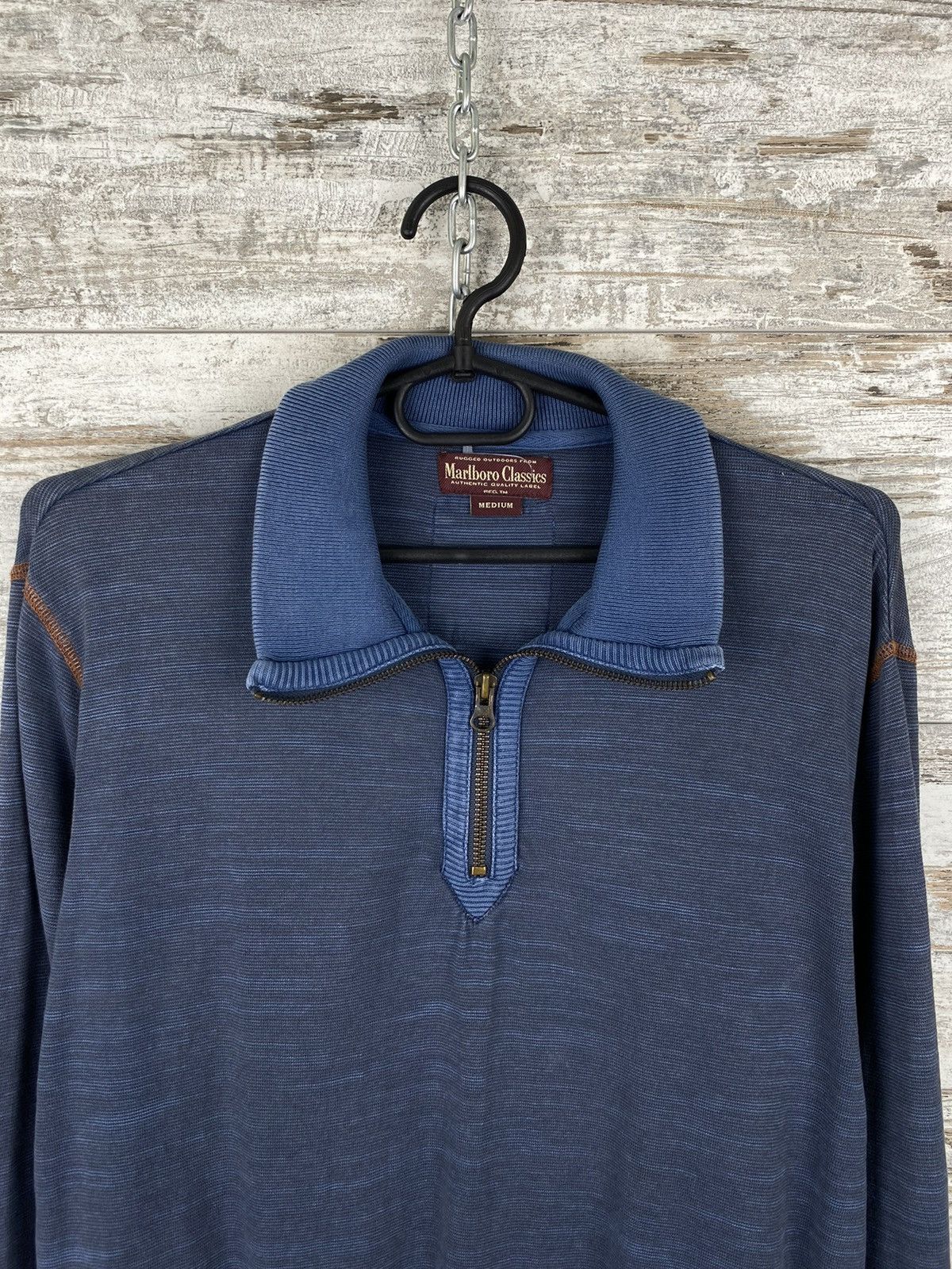 Marlboro Classics × Vintage Mens Vintage Marlboro Classics Sweatshirt zip 1/4 y2k rare Size US M / EU 48-50 / 2 - 3 Thumbnail