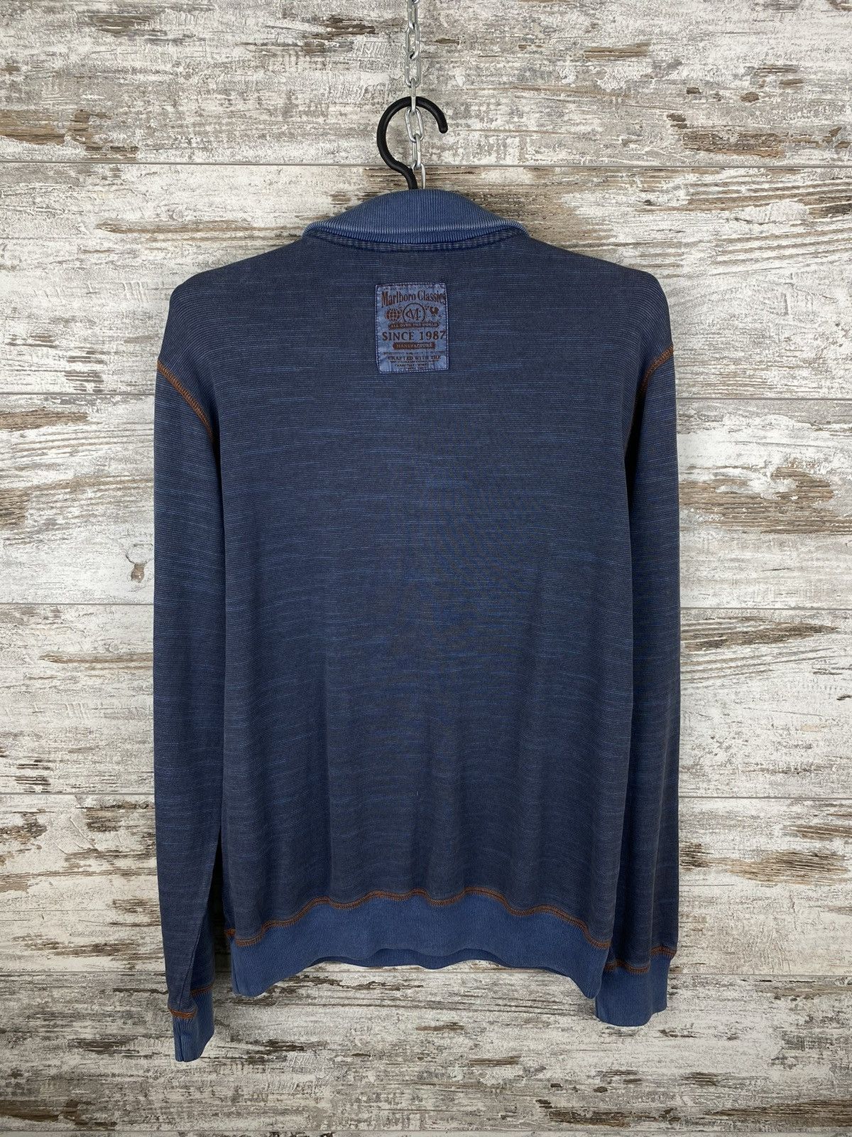 Marlboro Classics × Vintage Mens Vintage Marlboro Classics Sweatshirt zip 1/4 y2k rare Size US M / EU 48-50 / 2 - 12 Thumbnail