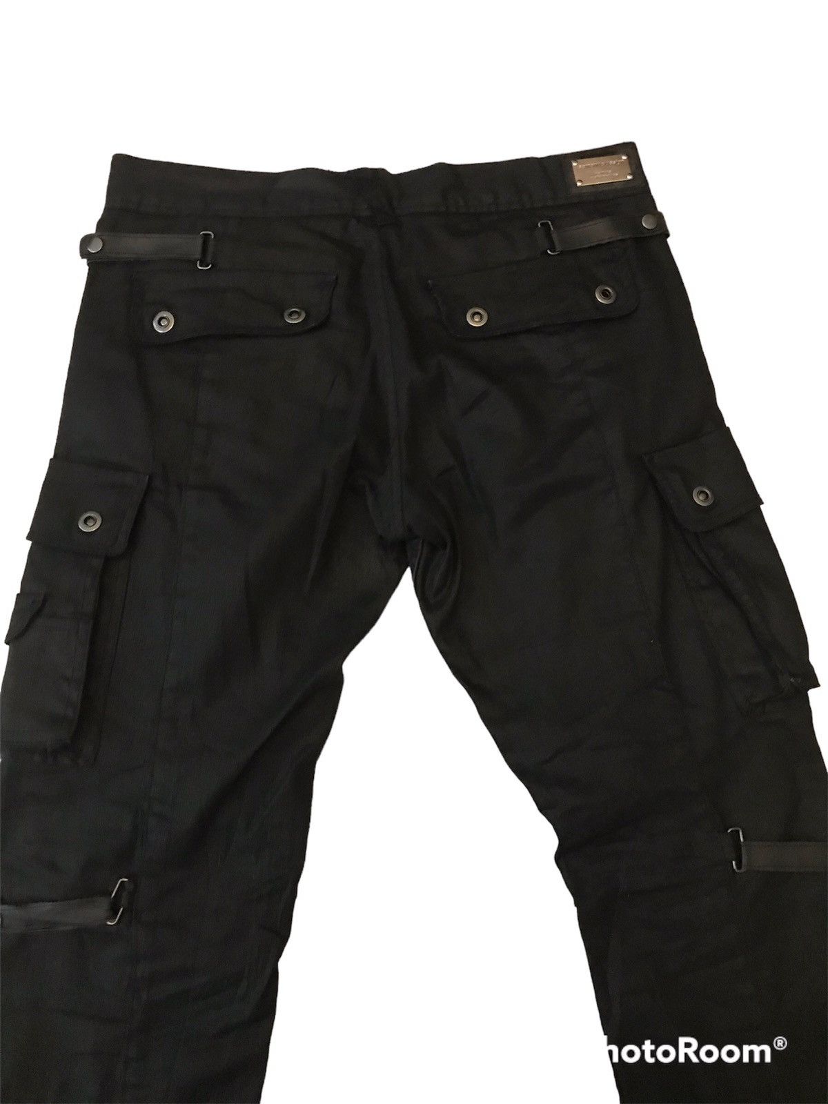semanticdesign waxed material bondage cargo pant semantic design bootcut Size US 34 / EU 50 - 4 Thumbnail