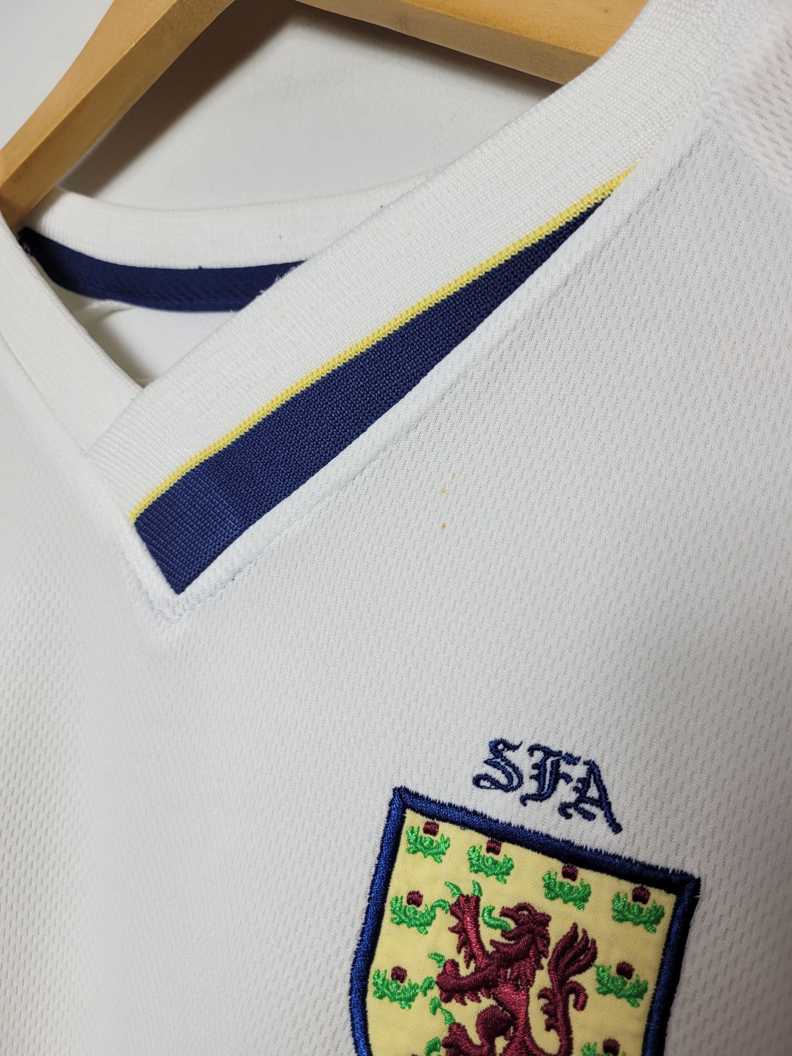 Fila × Vintage Vintage Fila Scotland Home FC SFA Futboll Soccer Jersey Size US XL / EU 56 / 4 - 6 Thumbnail