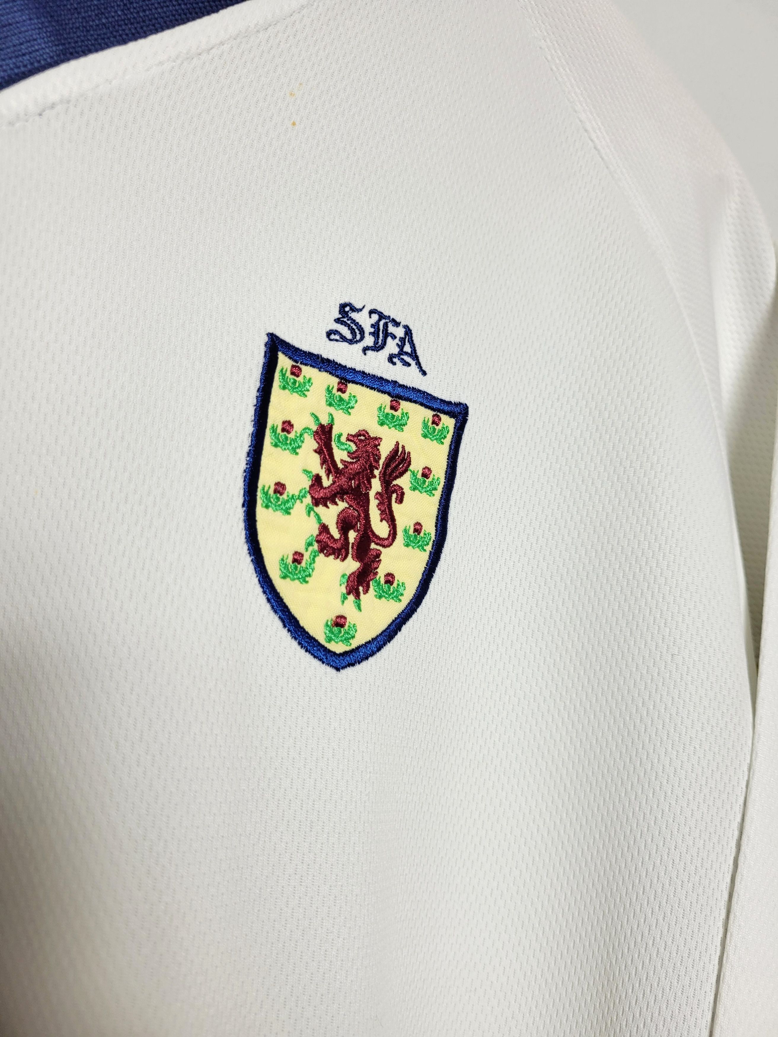 Fila × Vintage Vintage Fila Scotland Home FC SFA Futboll Soccer Jersey Size US XL / EU 56 / 4 - 4 Thumbnail