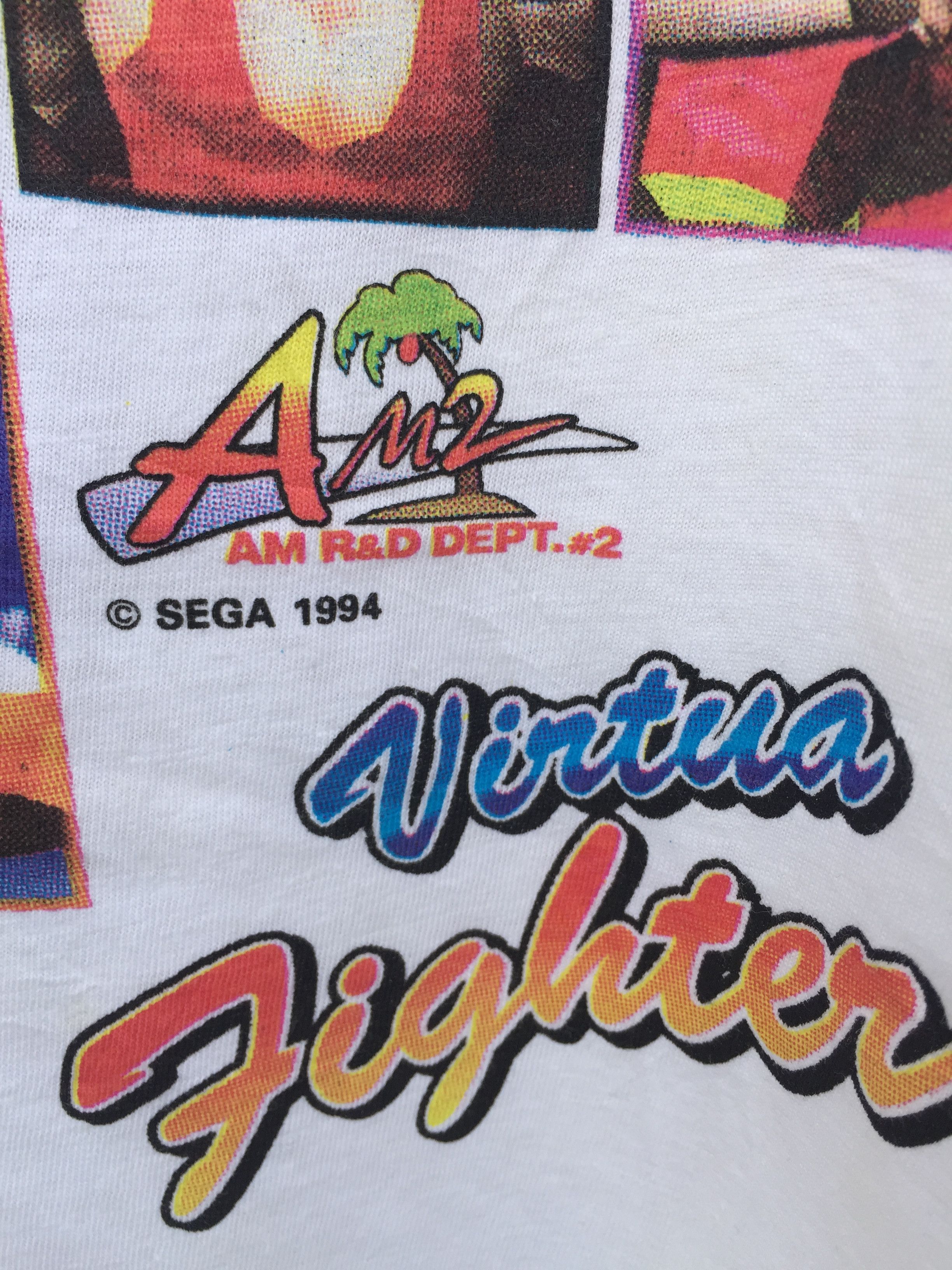 Anime UNWORN !! Vintage 90s VIRTUAL FIGHTER 2 Sega 1994 Size US L / EU 52-54 / 3 - 4 Thumbnail