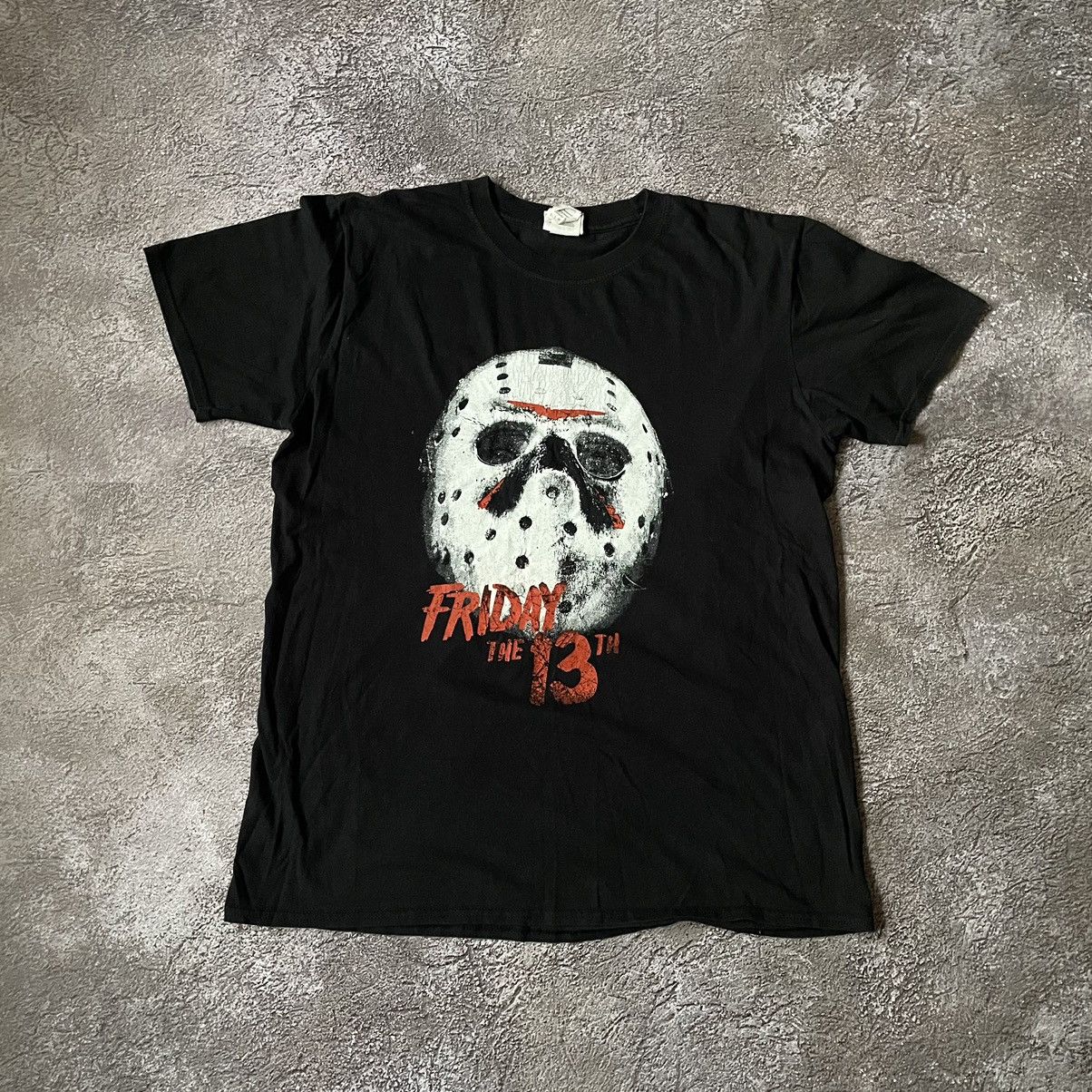 Vintage Vintage 90s Friday the 13th Graphic Tee Horror Grunge Boxy L Size US L / EU 52-54 / 3 - 2 Thumbnail