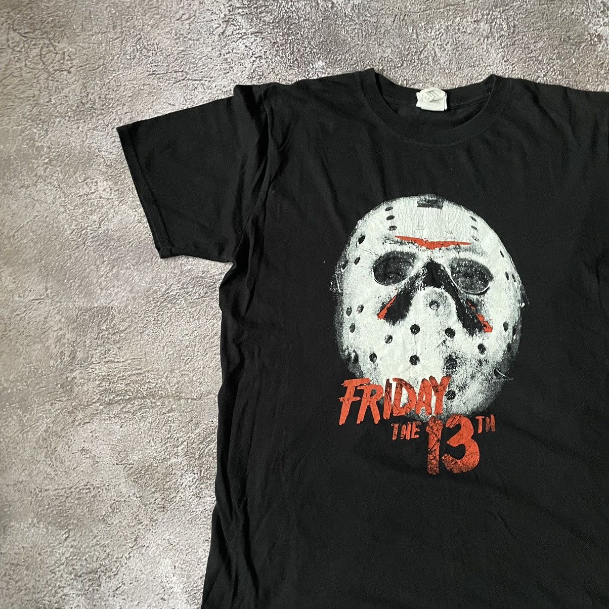 Vintage Vintage 90s Friday the 13th Graphic Tee Horror Grunge Boxy L Size US L / EU 52-54 / 3 - 4 Thumbnail