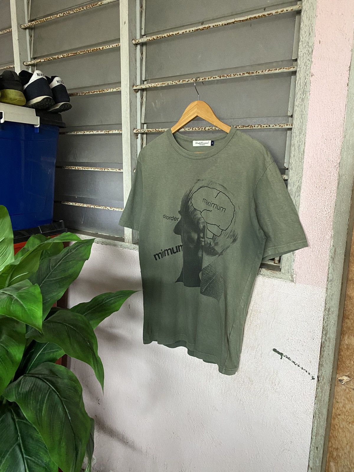 image of Avant Garde x Undercover Maximum/disorder/ Minimum Sun Faded in Olive Green, Men's (Size Medium)