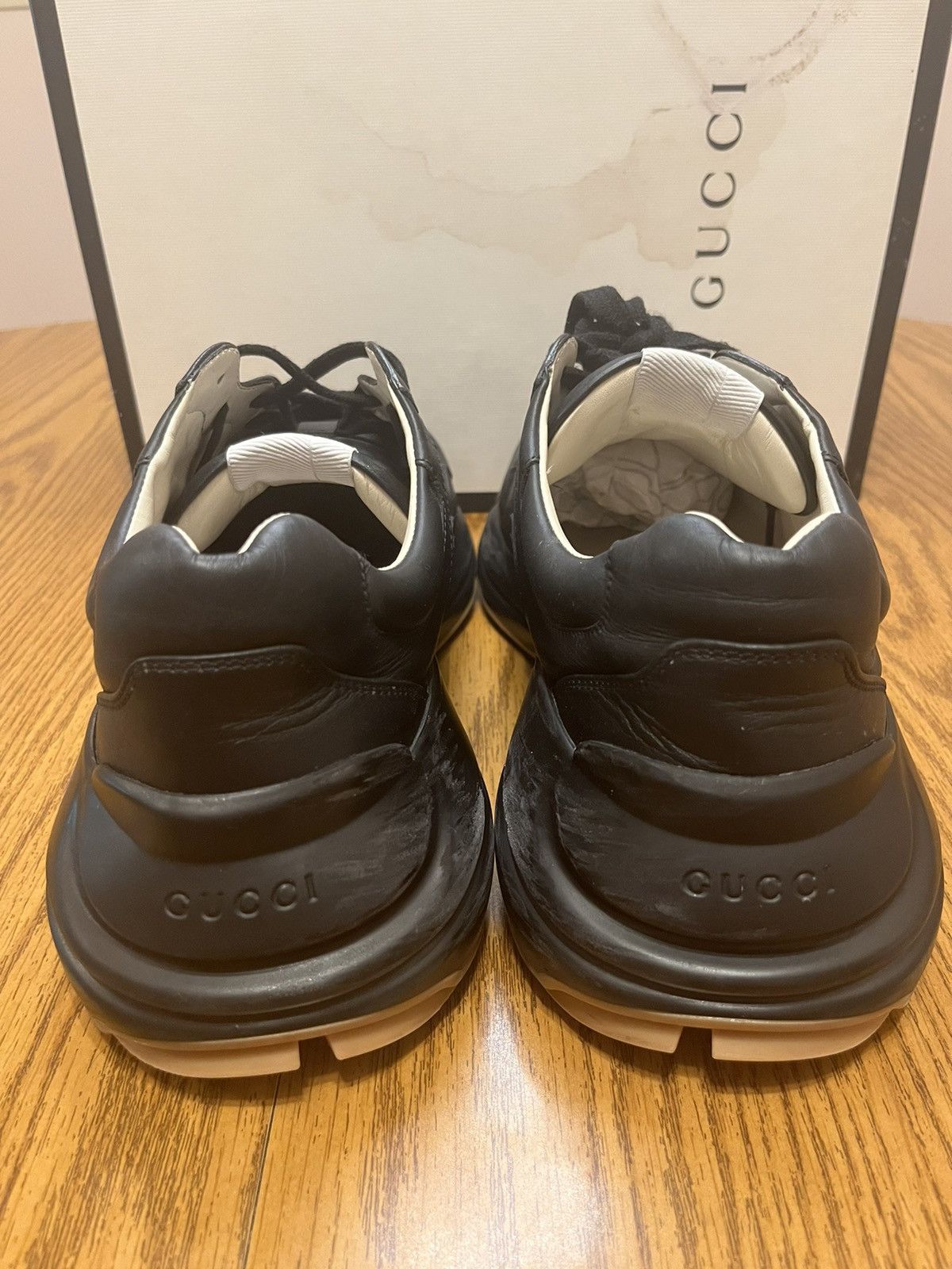 Gucci Gucci Rhyton Iridescent Logo Sneaker Size US 12 / EU 45 - 5 Thumbnail