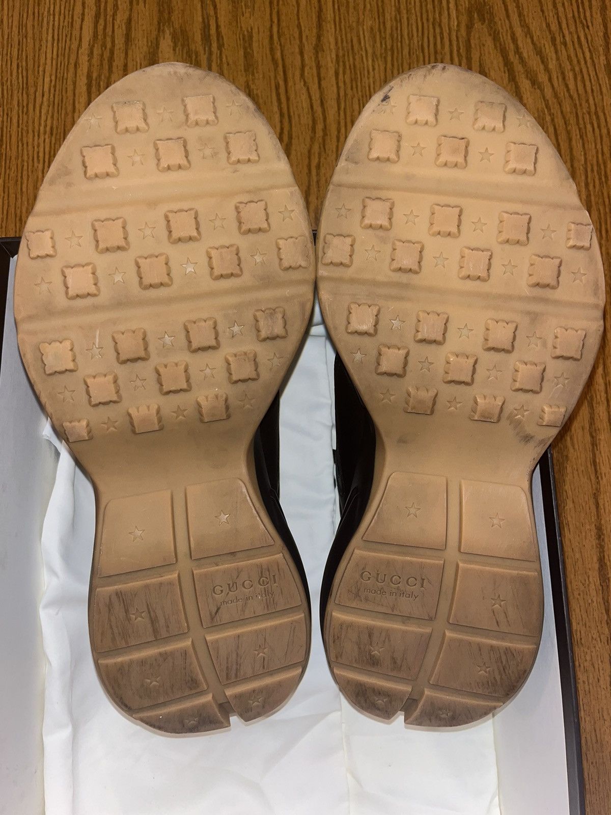 Gucci Gucci Rhyton Iridescent Logo Sneaker Size US 12 / EU 45 - 6 Thumbnail