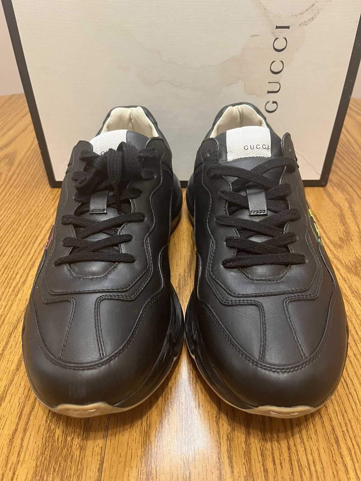 Gucci Gucci Rhyton Iridescent Logo Sneaker Size US 12 / EU 45 - 2 Thumbnail