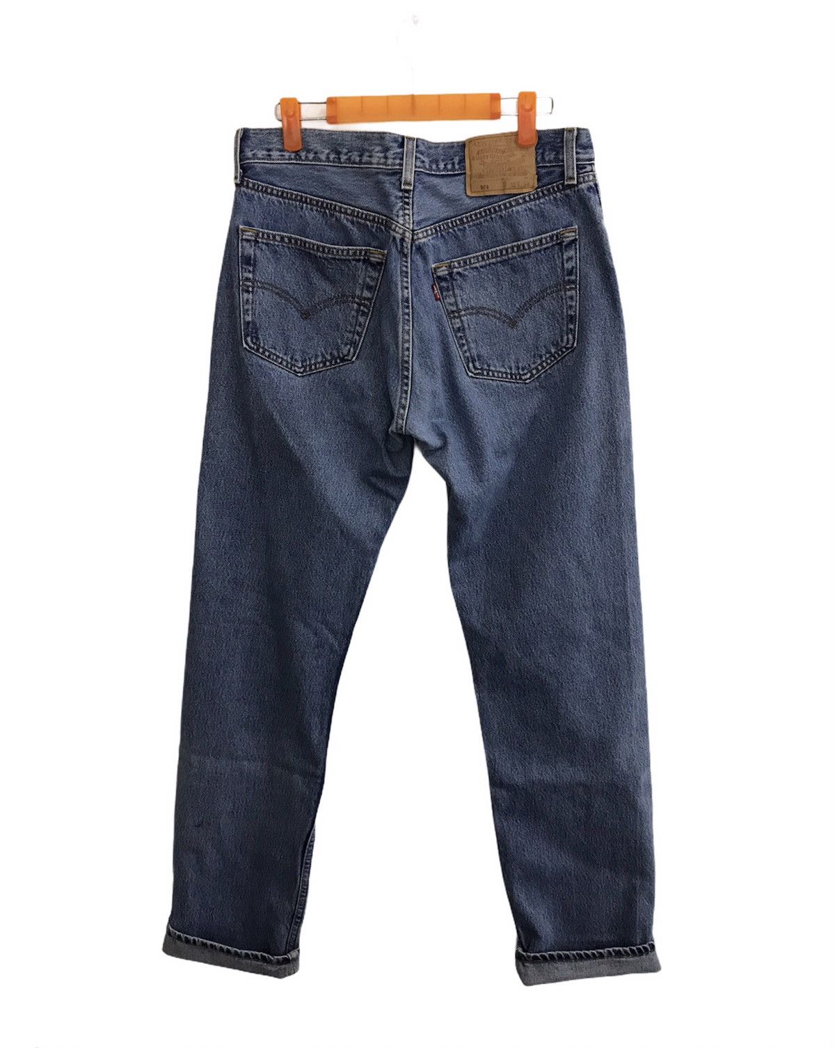 Levi's Vintage Clothing × Vintage Vintage Levi’s 501 Classic Distressed Denim Jeans Straight Size US 31 - 2 Thumbnail