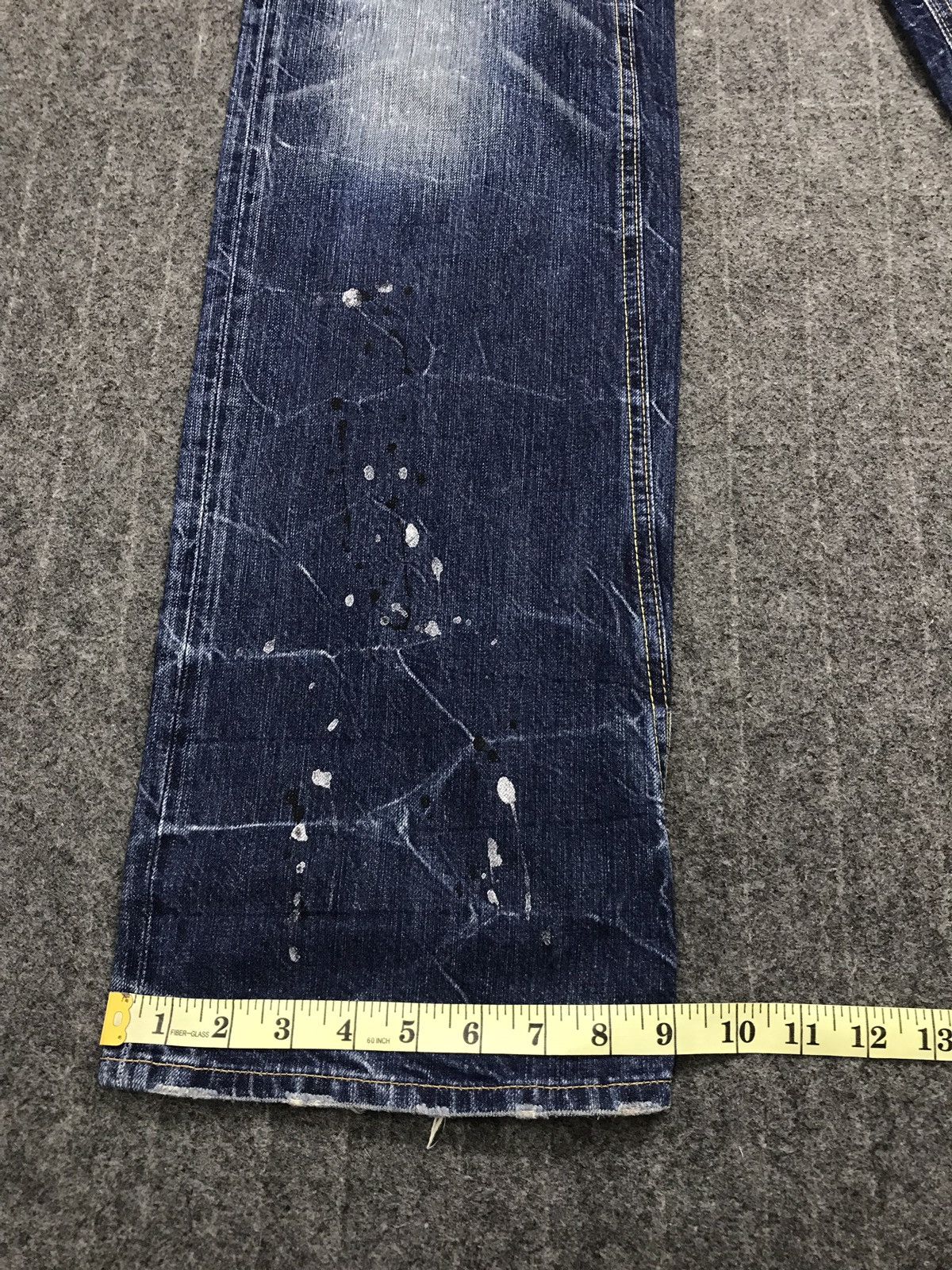 Japanese Brand × Vintage Rare Brappers Distressed Design Unisex Denim Jeans Size US 33 - 24 Thumbnail