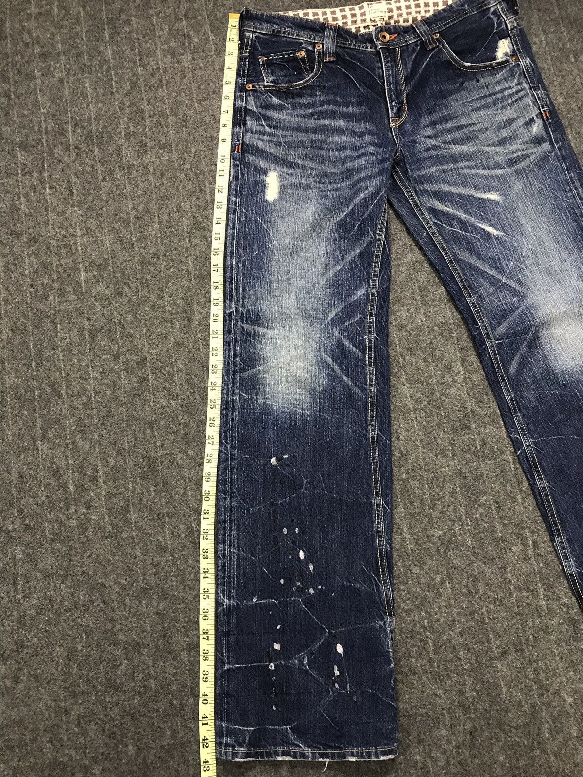 Japanese Brand × Vintage Rare Brappers Distressed Design Unisex Denim Jeans Size US 33 - 22 Thumbnail