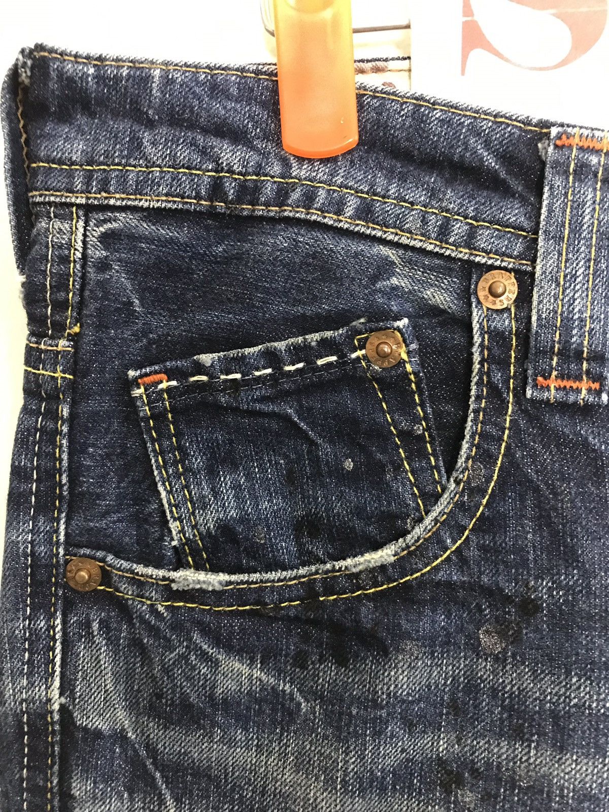 Japanese Brand × Vintage Rare Brappers Distressed Design Unisex Denim Jeans Size US 33 - 7 Thumbnail