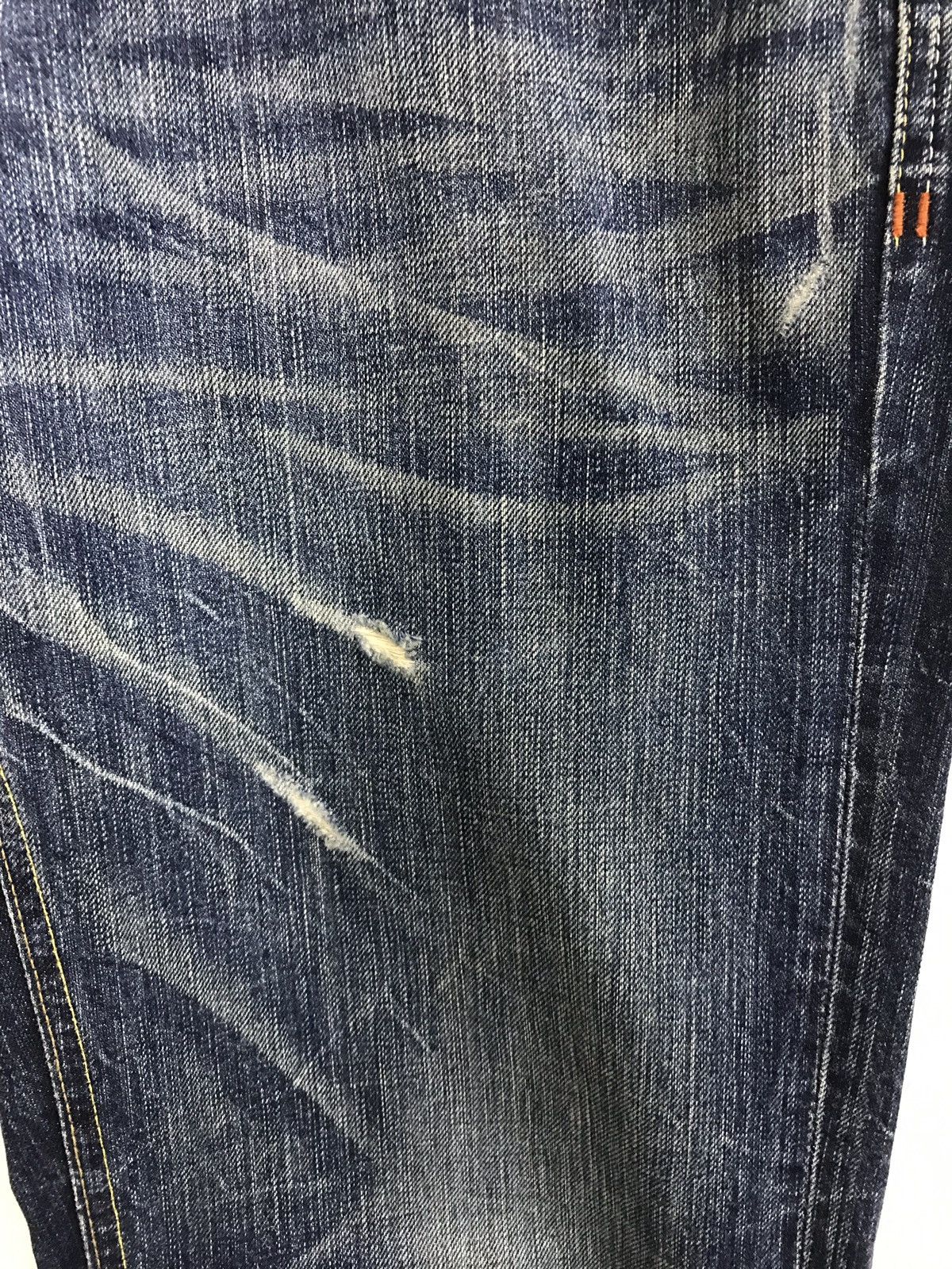 Japanese Brand × Vintage Rare Brappers Distressed Design Unisex Denim Jeans Size US 33 - 5 Thumbnail