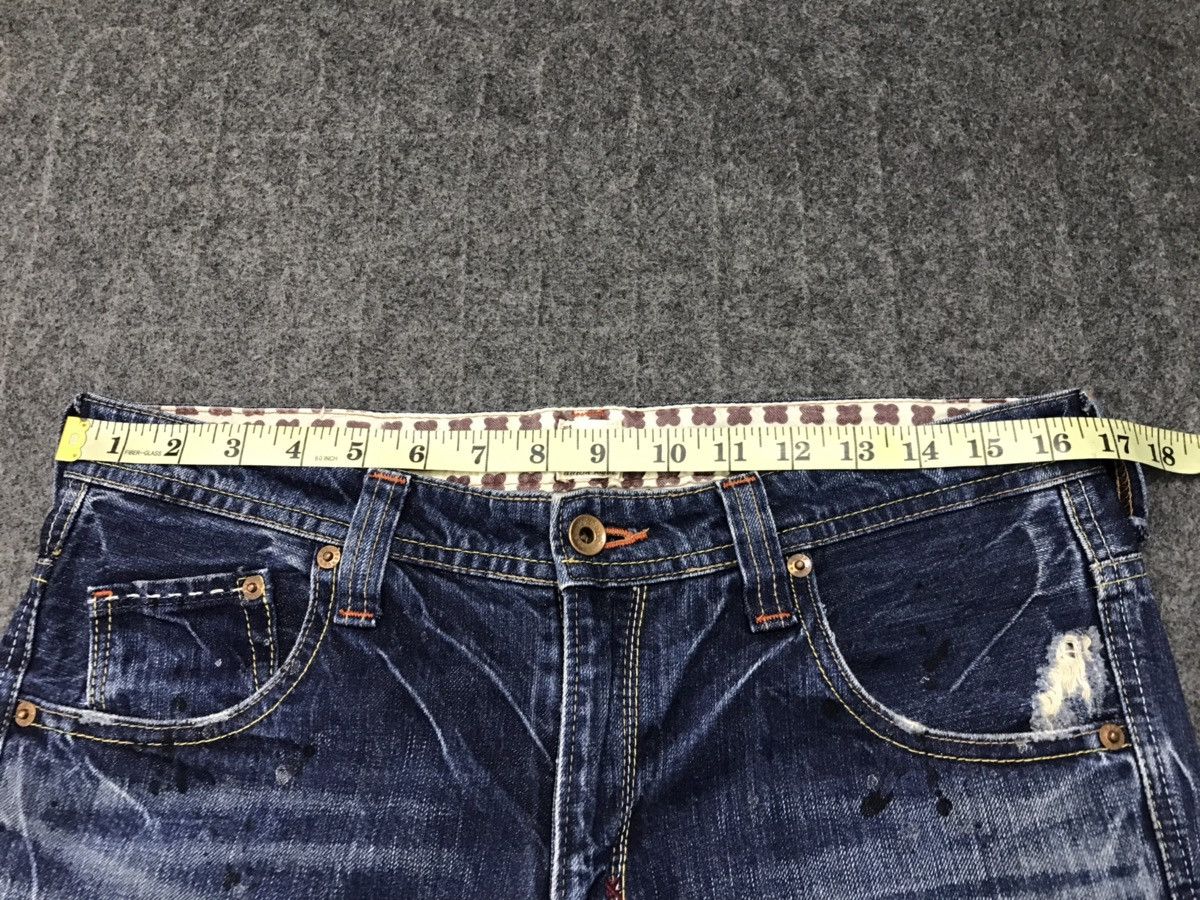 Japanese Brand × Vintage Rare Brappers Distressed Design Unisex Denim Jeans Size US 33 - 18 Thumbnail