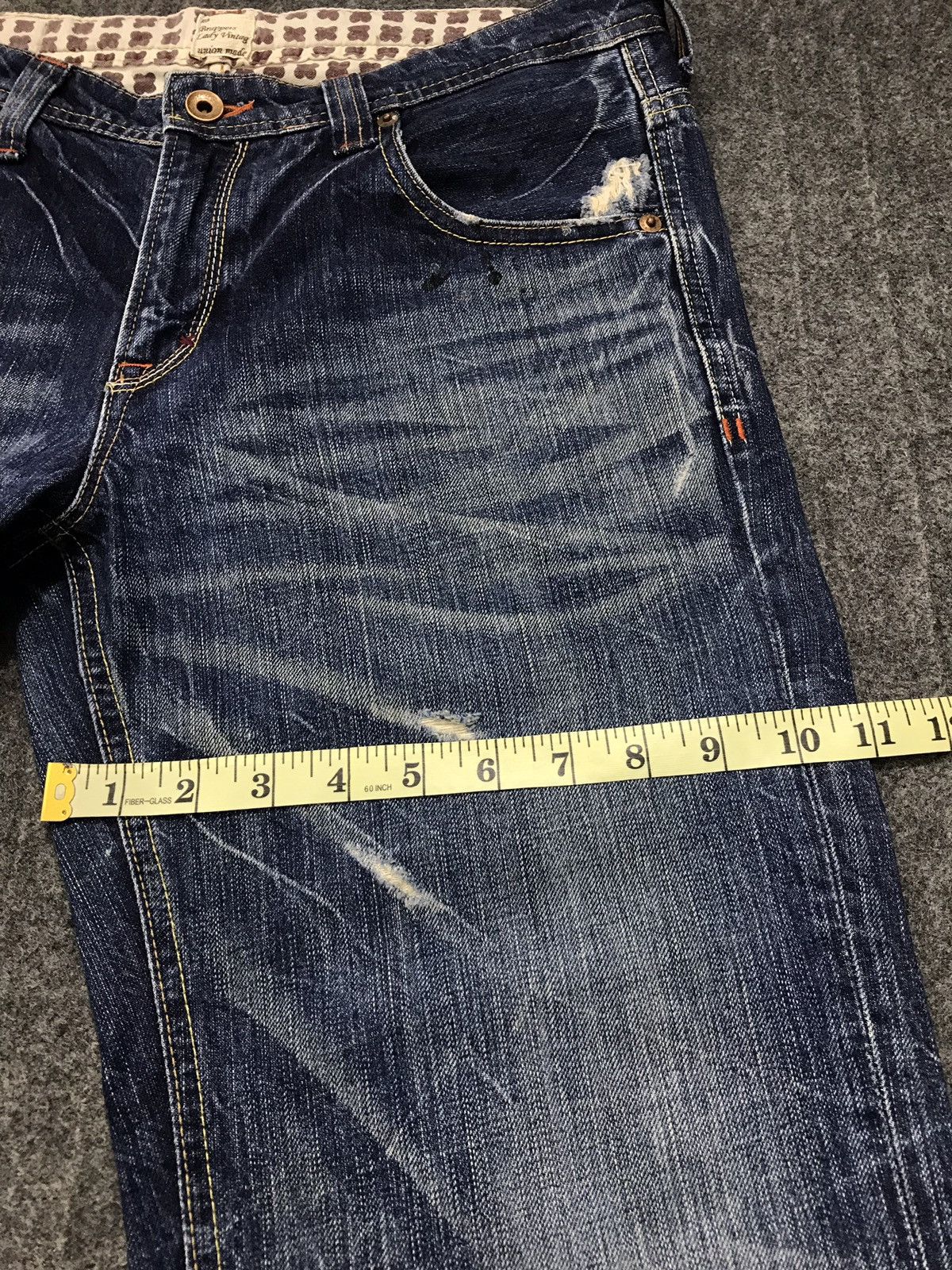 Japanese Brand × Vintage Rare Brappers Distressed Design Unisex Denim Jeans Size US 33 - 20 Thumbnail