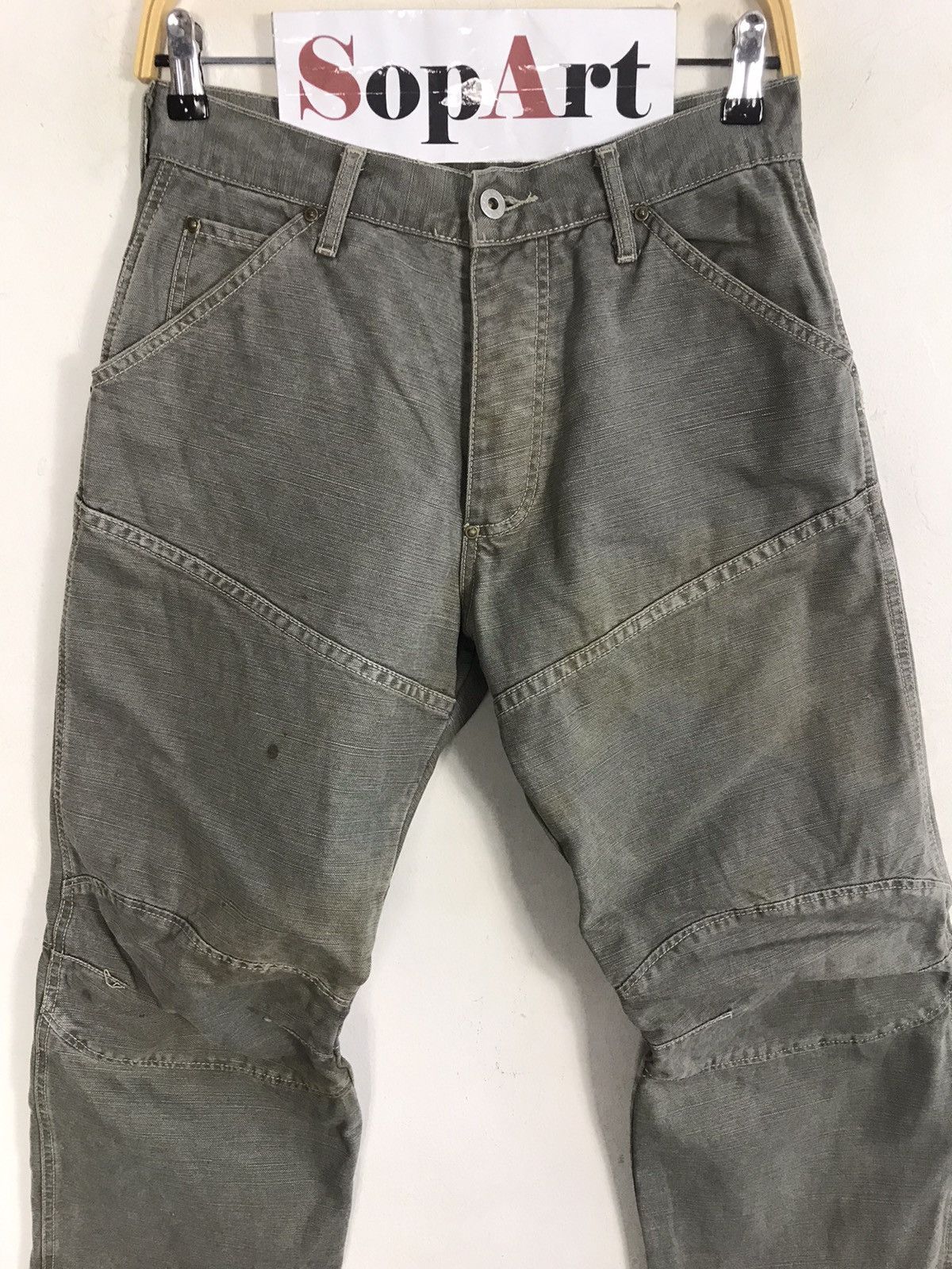 G-Star × Vintage Vintage G-Star Workwear Casual Pants Style Size US 28 / EU 44 - 3 Thumbnail