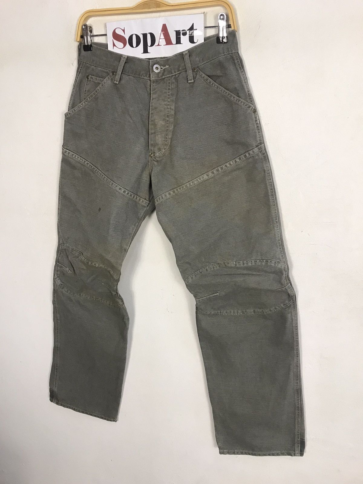 G-Star × Vintage Vintage G-Star Workwear Casual Pants Style Size US 28 / EU 44 - 4 Thumbnail