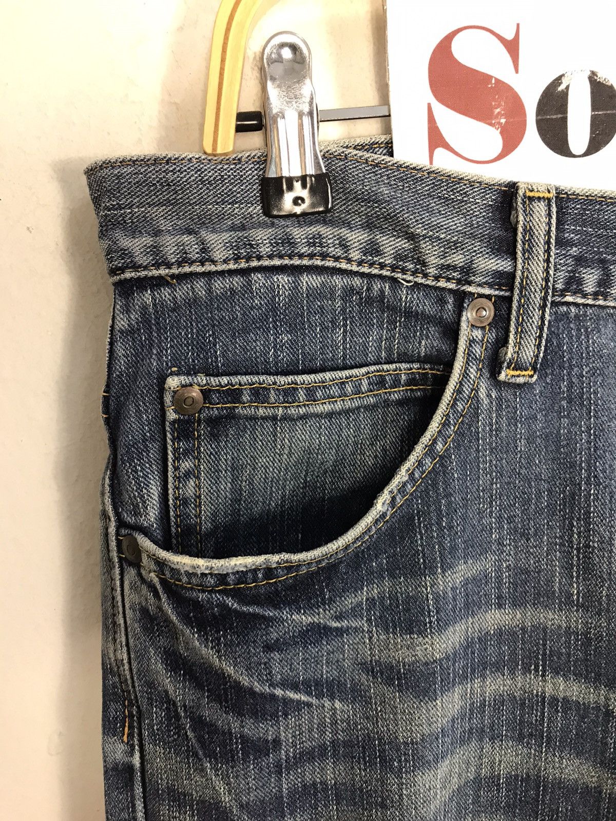 Japanese Brand × Lee × Vintage Vintage Lee Riders Straight Cut Zipper Denim Jeans Size US 34 / EU 50 - 8 Thumbnail