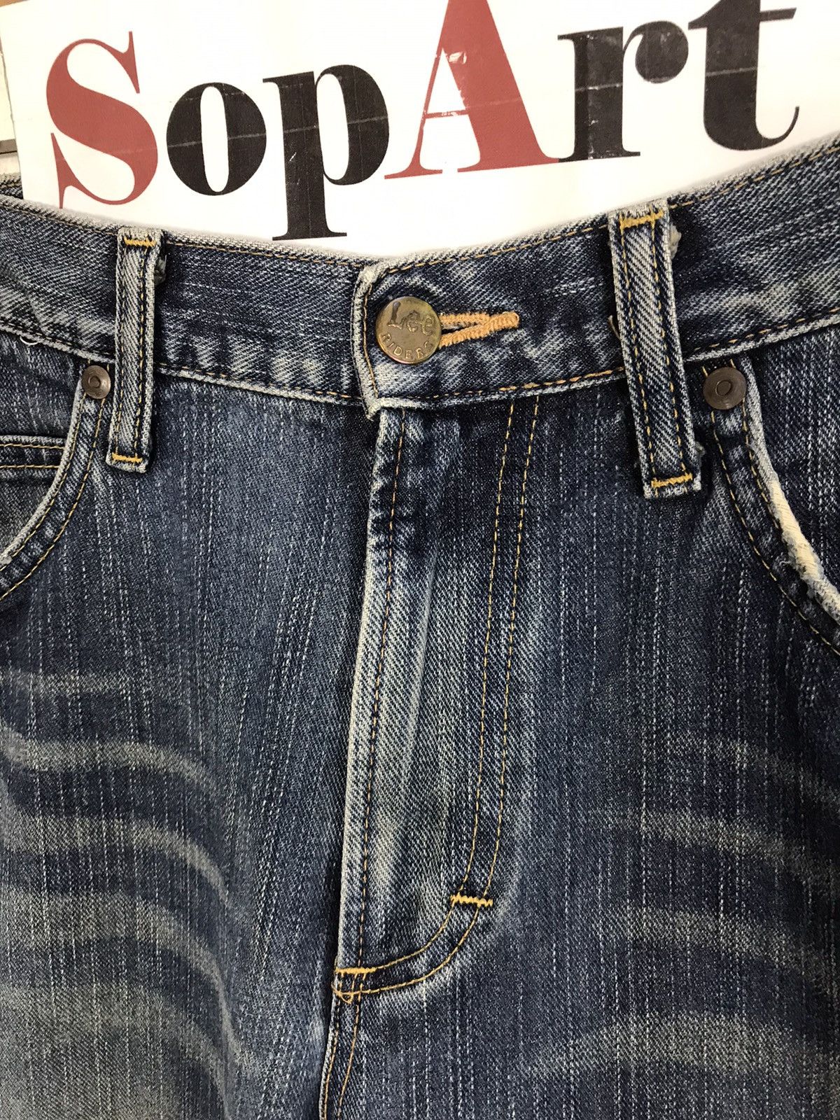 Japanese Brand × Lee × Vintage Vintage Lee Riders Straight Cut Zipper Denim Jeans Size US 34 / EU 50 - 6 Thumbnail
