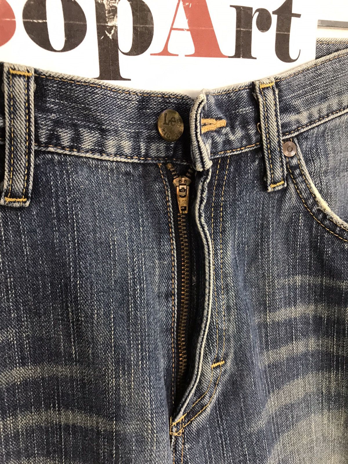 Japanese Brand × Lee × Vintage Vintage Lee Riders Straight Cut Zipper Denim Jeans Size US 34 / EU 50 - 9 Thumbnail