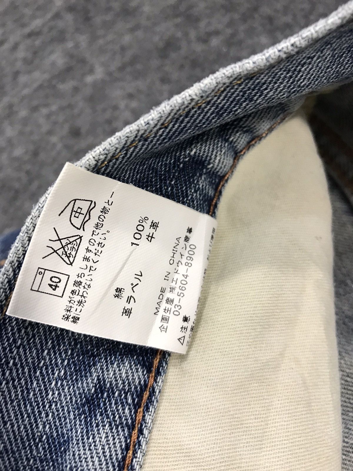 Japanese Brand × Lee × Vintage Vintage Lee Riders Straight Cut Zipper Denim Jeans Size US 34 / EU 50 - 17 Thumbnail