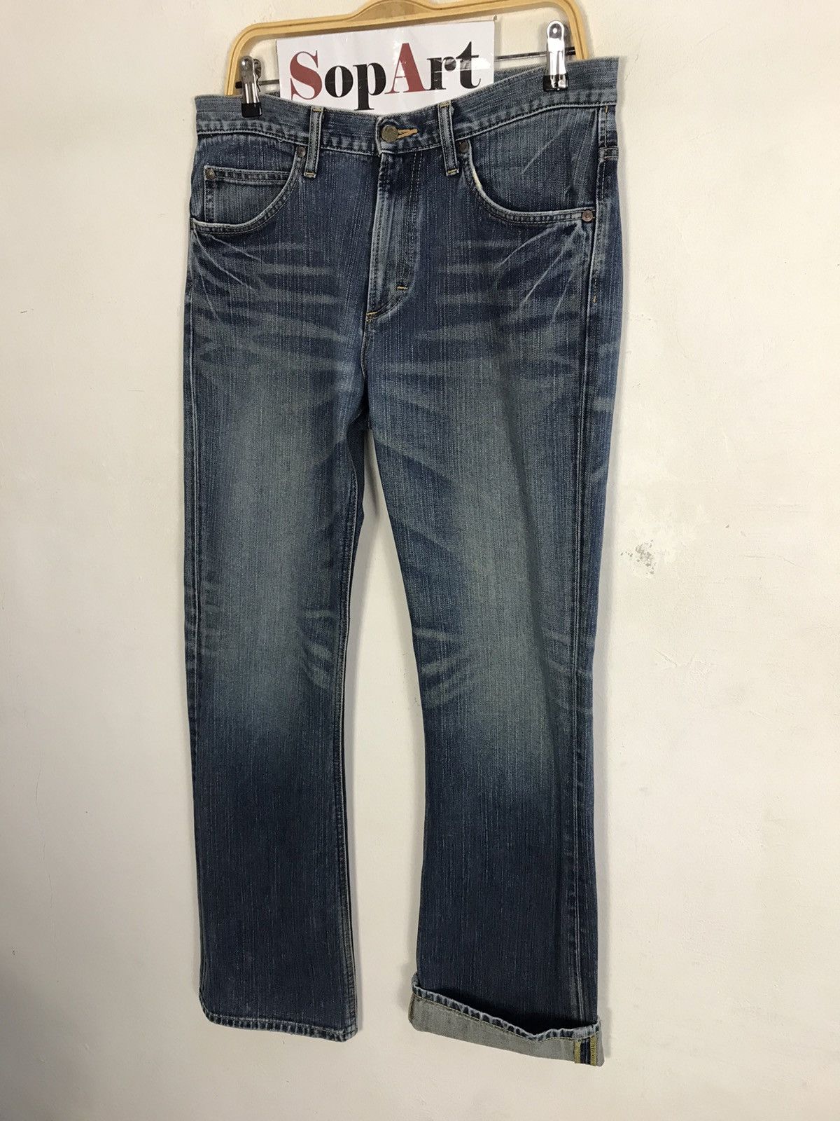 Japanese Brand × Lee × Vintage Vintage Lee Riders Straight Cut Zipper Denim Jeans Size US 34 / EU 50 - 4 Thumbnail