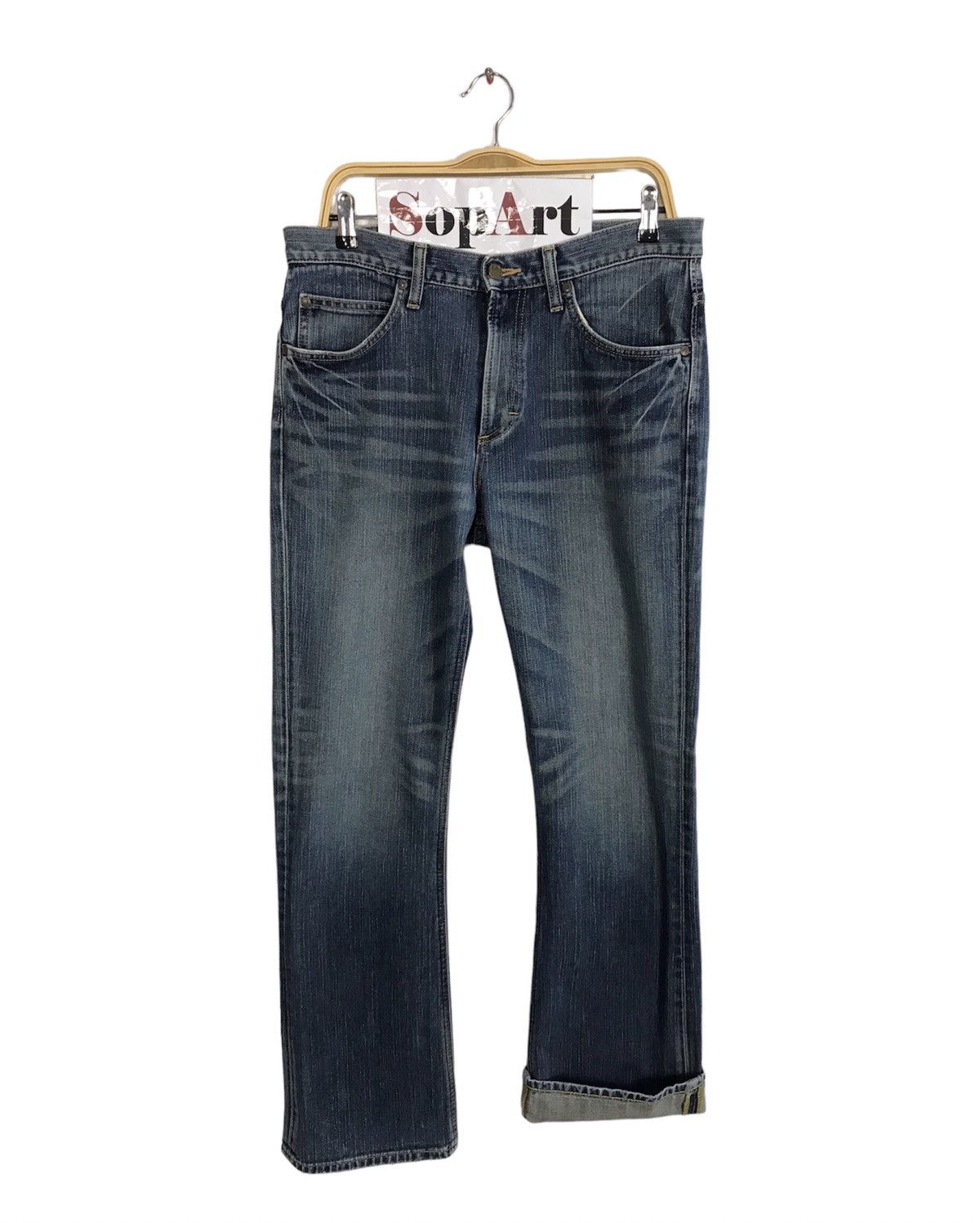 Japanese Brand × Lee × Vintage Vintage Lee Riders Straight Cut Zipper Denim Jeans Size US 34 / EU 50 - 1 Thumbnail