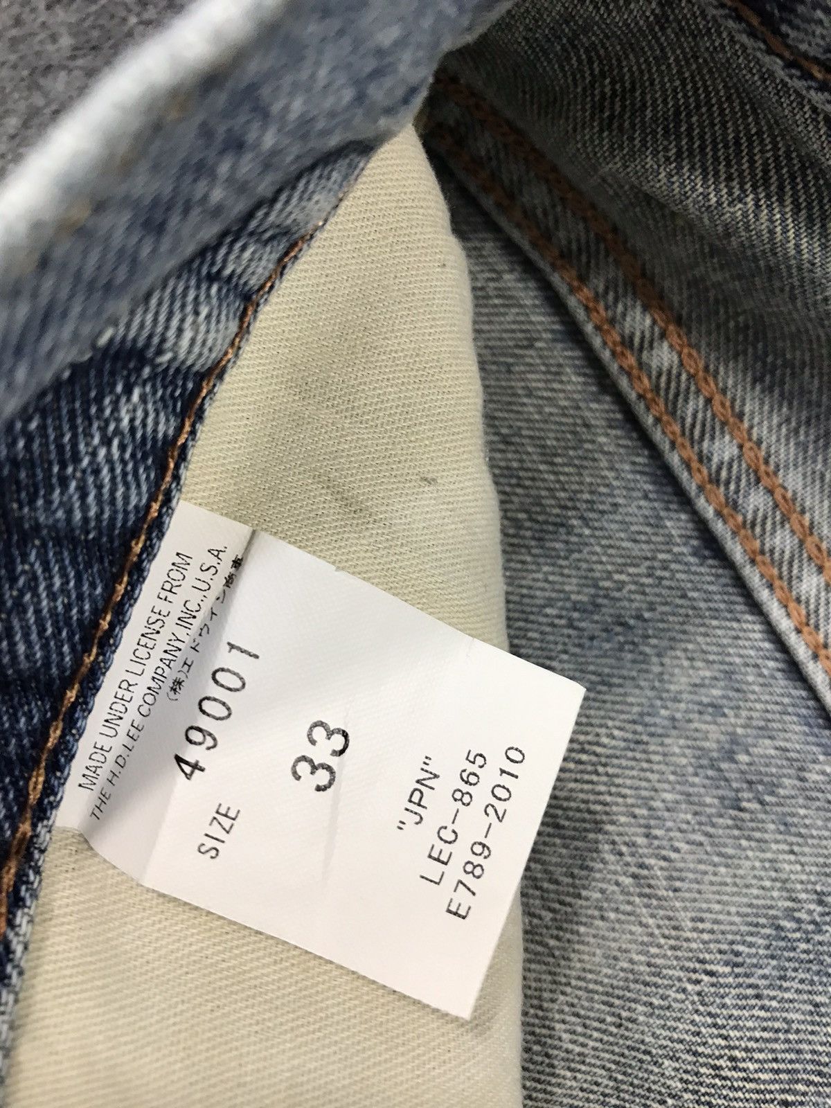 Japanese Brand × Lee × Vintage Vintage Lee Riders Straight Cut Zipper Denim Jeans Size US 34 / EU 50 - 16 Thumbnail