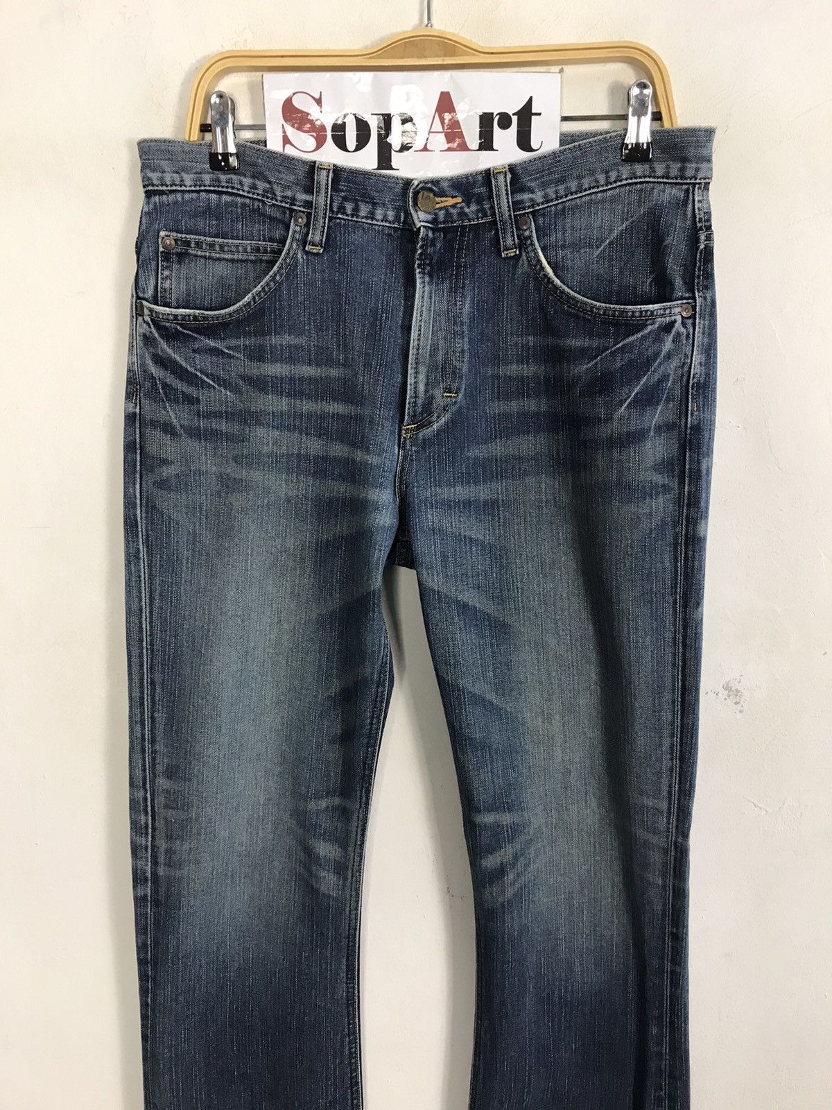 Japanese Brand × Lee × Vintage Vintage Lee Riders Straight Cut Zipper Denim Jeans Size US 34 / EU 50 - 3 Thumbnail