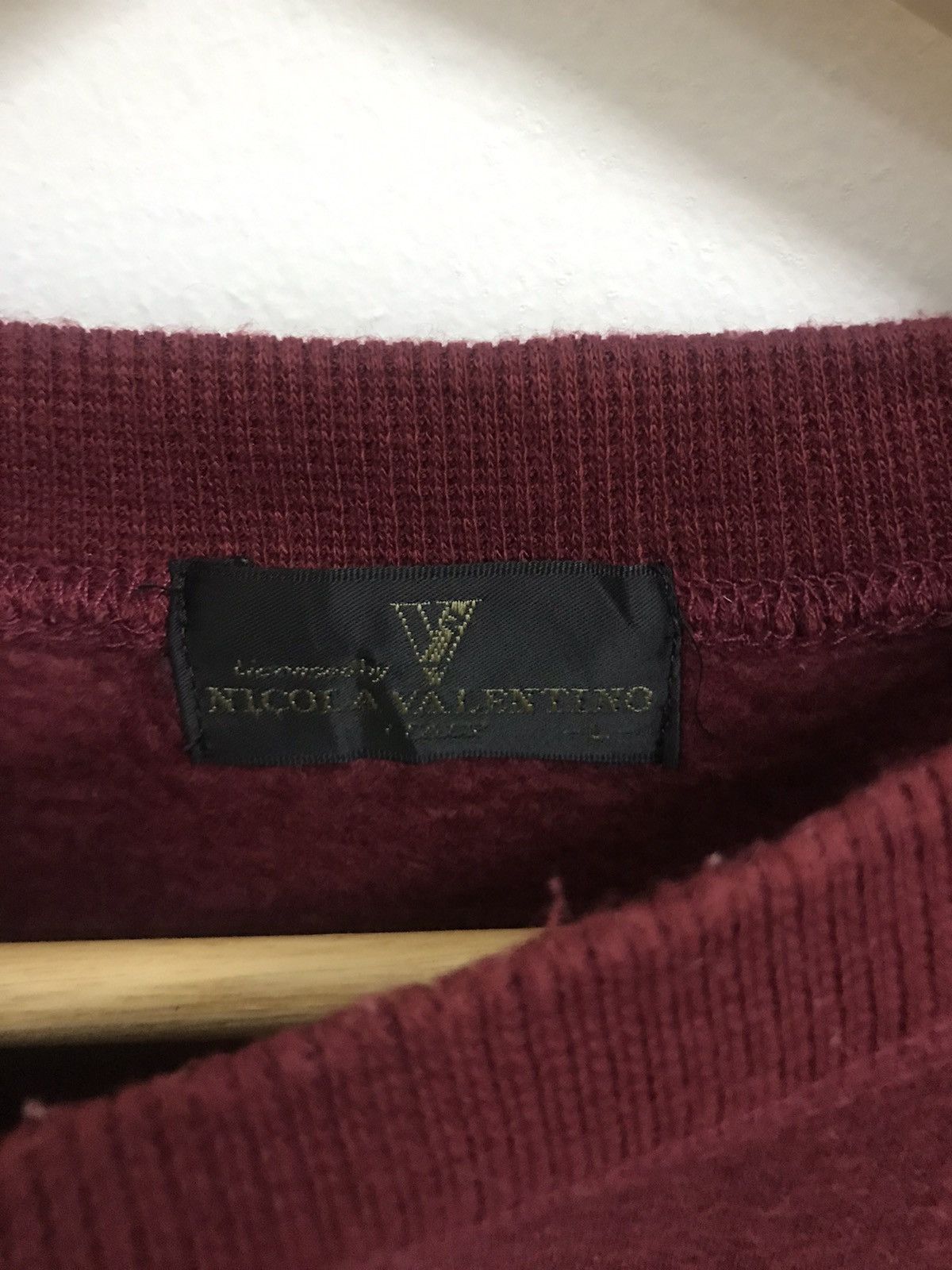 Designer × Valentino × Vintage Hot Item Vintage Nicola Velentino Italy Sweatshirt Spellout Size US S / EU 44-46 / 1 - 3 Thumbnail