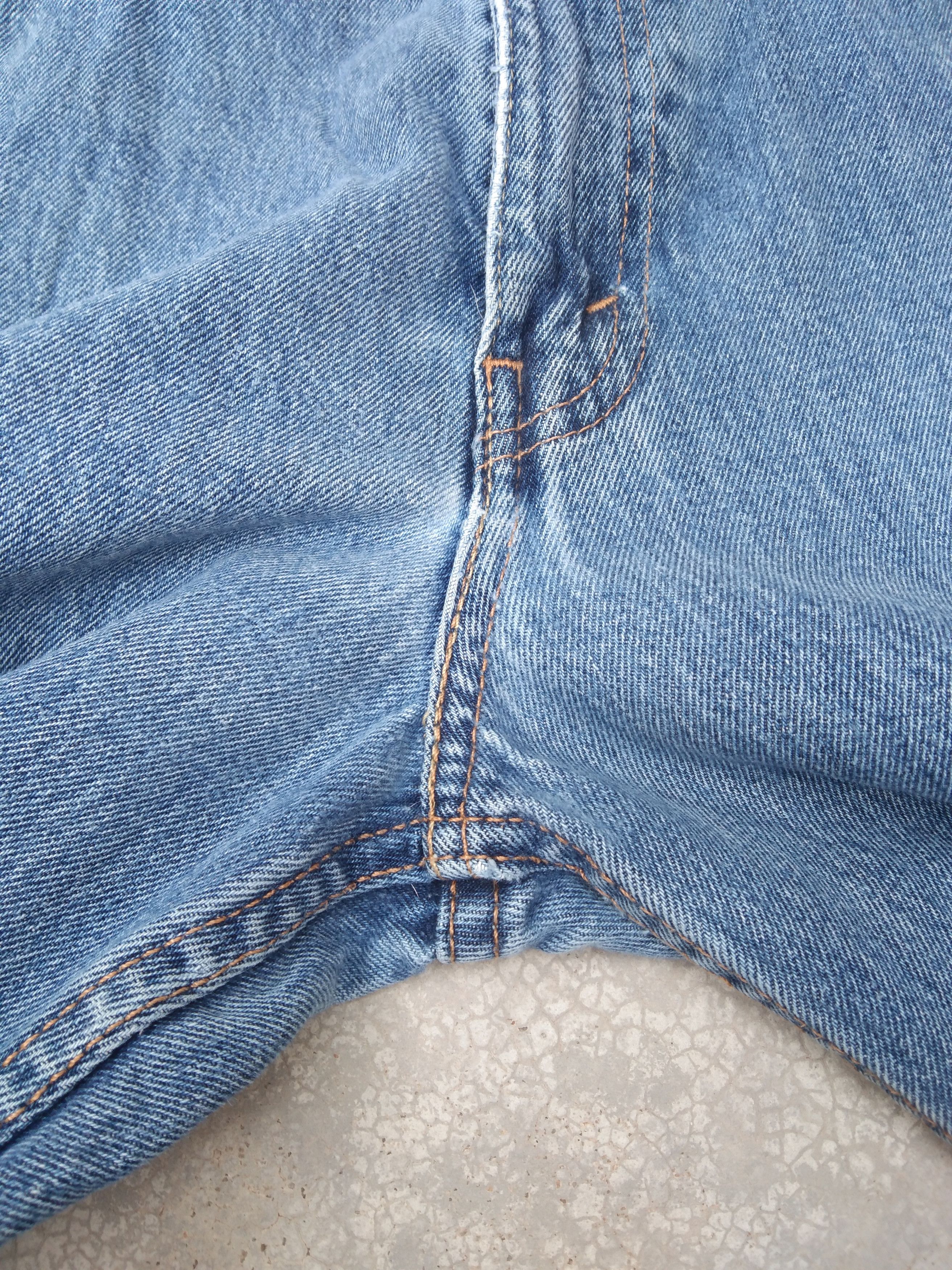 Levi's Vintage Levi's Jeans 550 Blue Washed Denim 36x32 Size US 36 / EU 52 - 8 Thumbnail