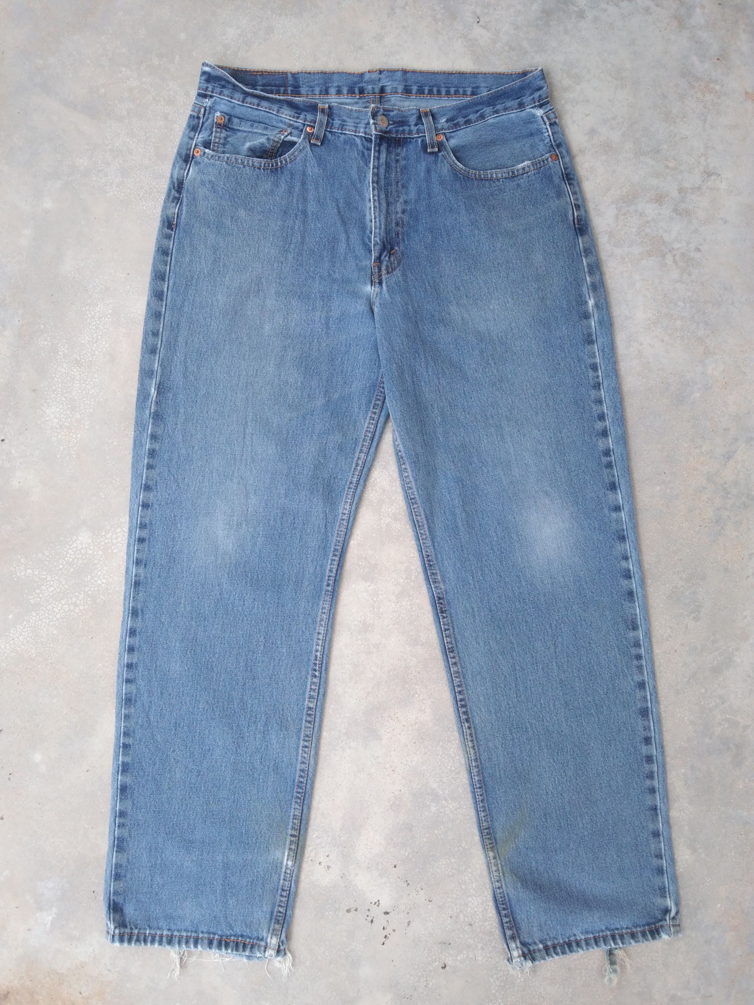 Levi's Vintage Levi's Jeans 550 Blue Washed Denim 36x32 Size US 36 / EU 52 - 1 Thumbnail