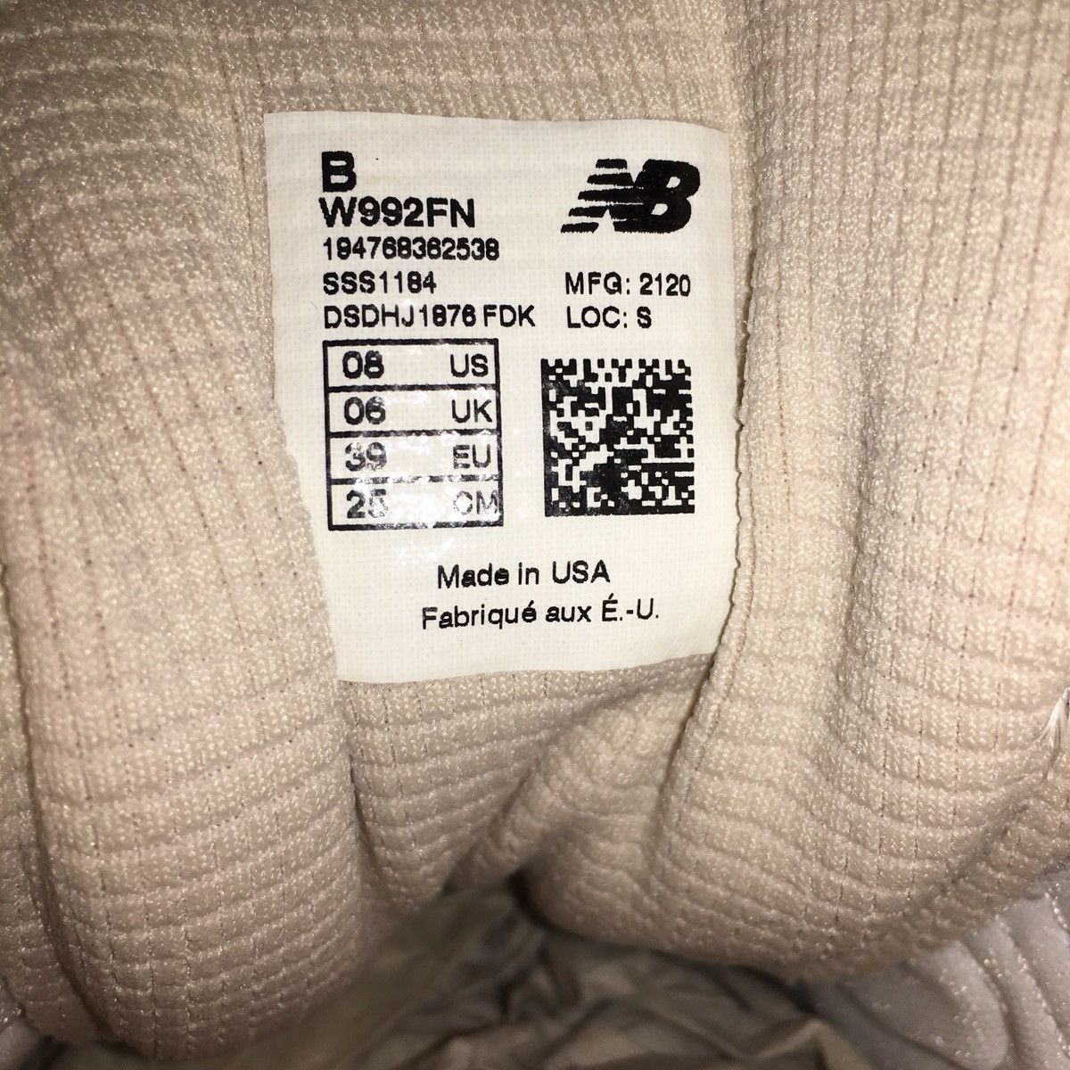 New Balance 992 Made in USA Size US 8 / IT 38 - 3 Thumbnail