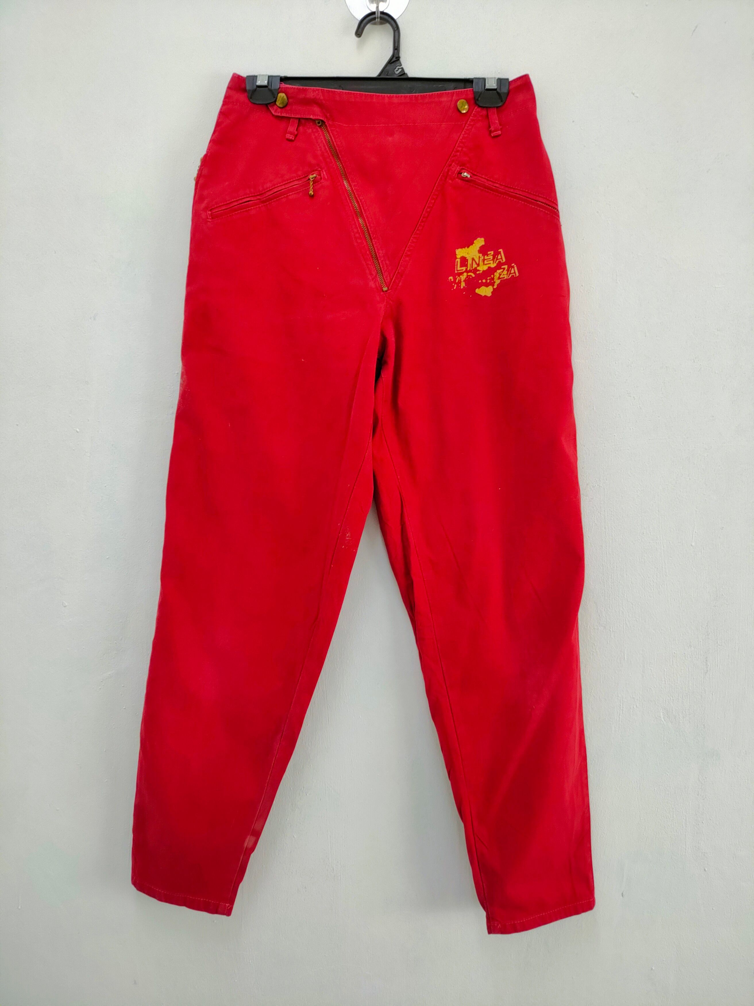 Linea Linea Vicenza Red Pants Made In Japan Size US 26 / EU 42 - 1 Preview