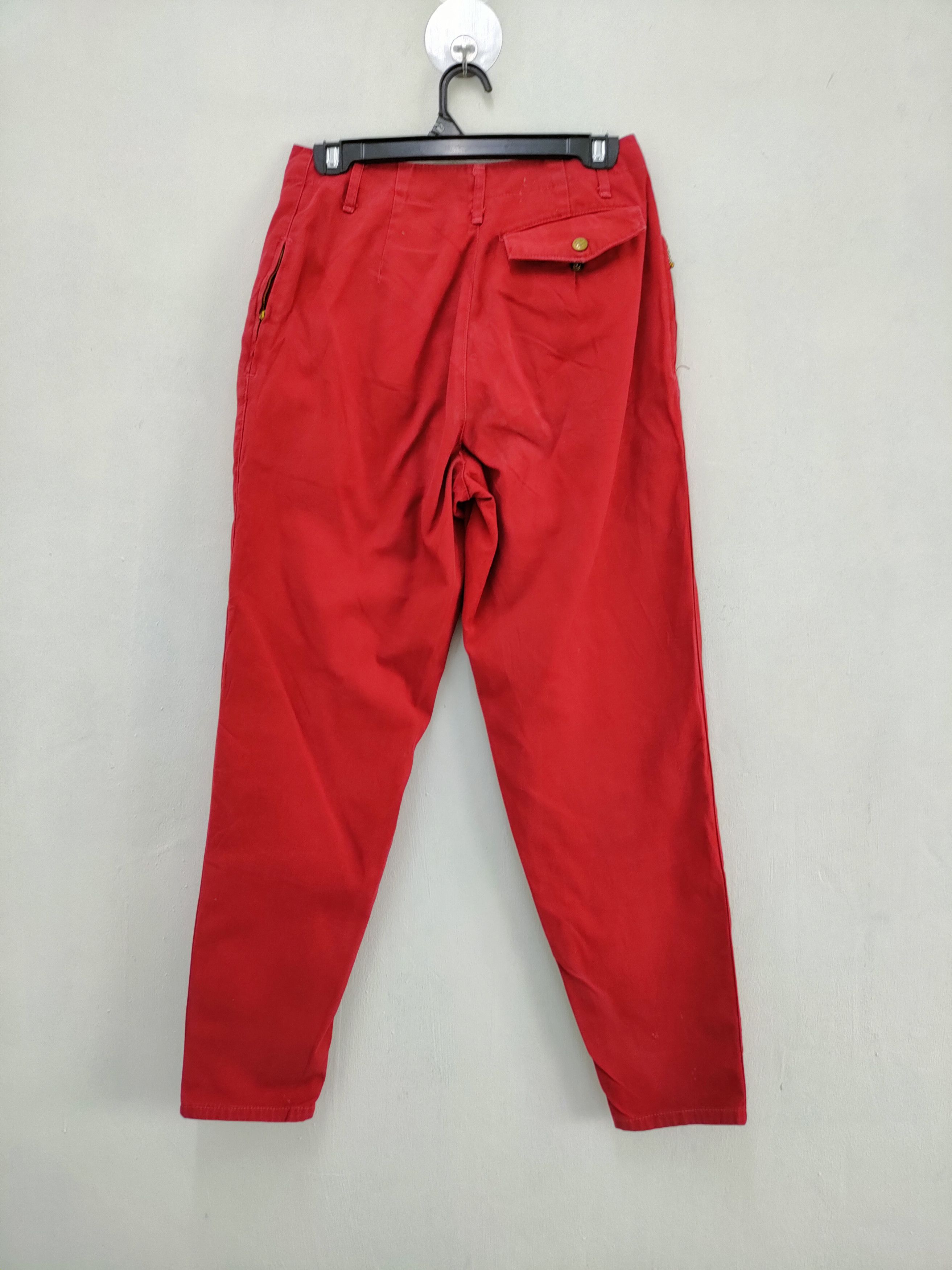 Linea Linea Vicenza Red Pants Made In Japan Size US 26 / EU 42 - 2 Preview