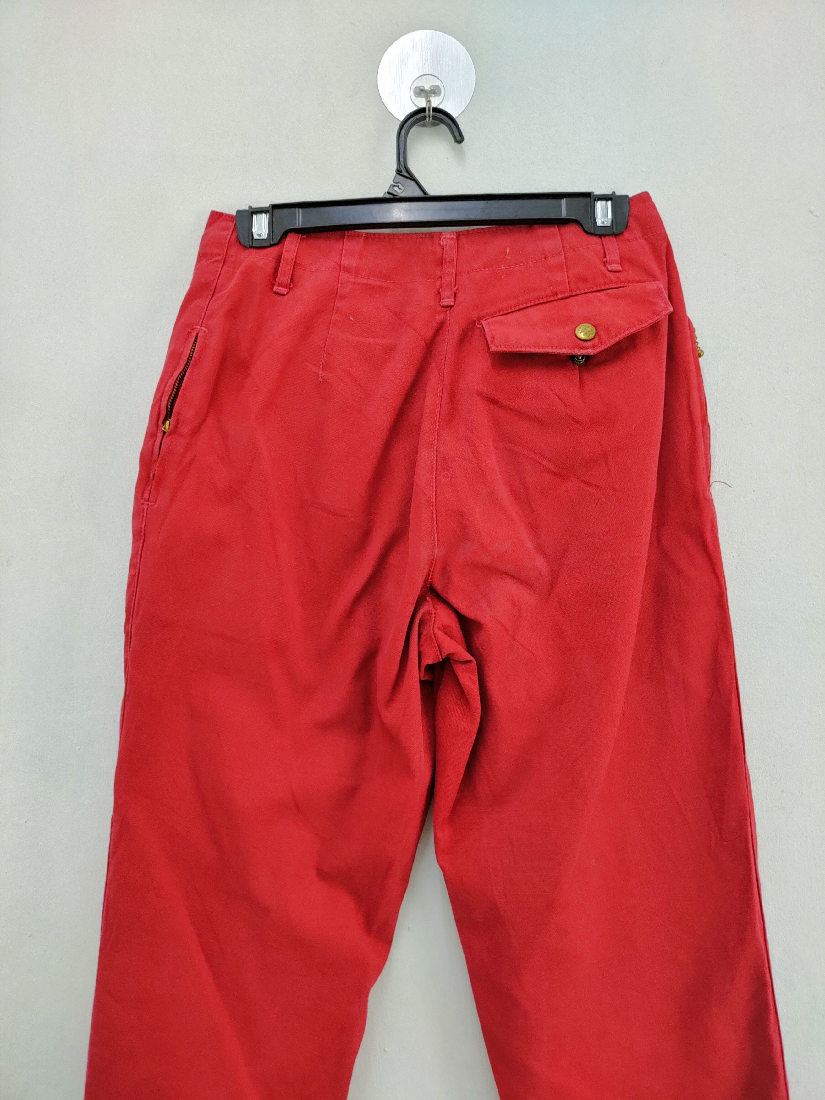 Linea Linea Vicenza Red Pants Made In Japan Size US 26 / EU 42 - 5 Thumbnail
