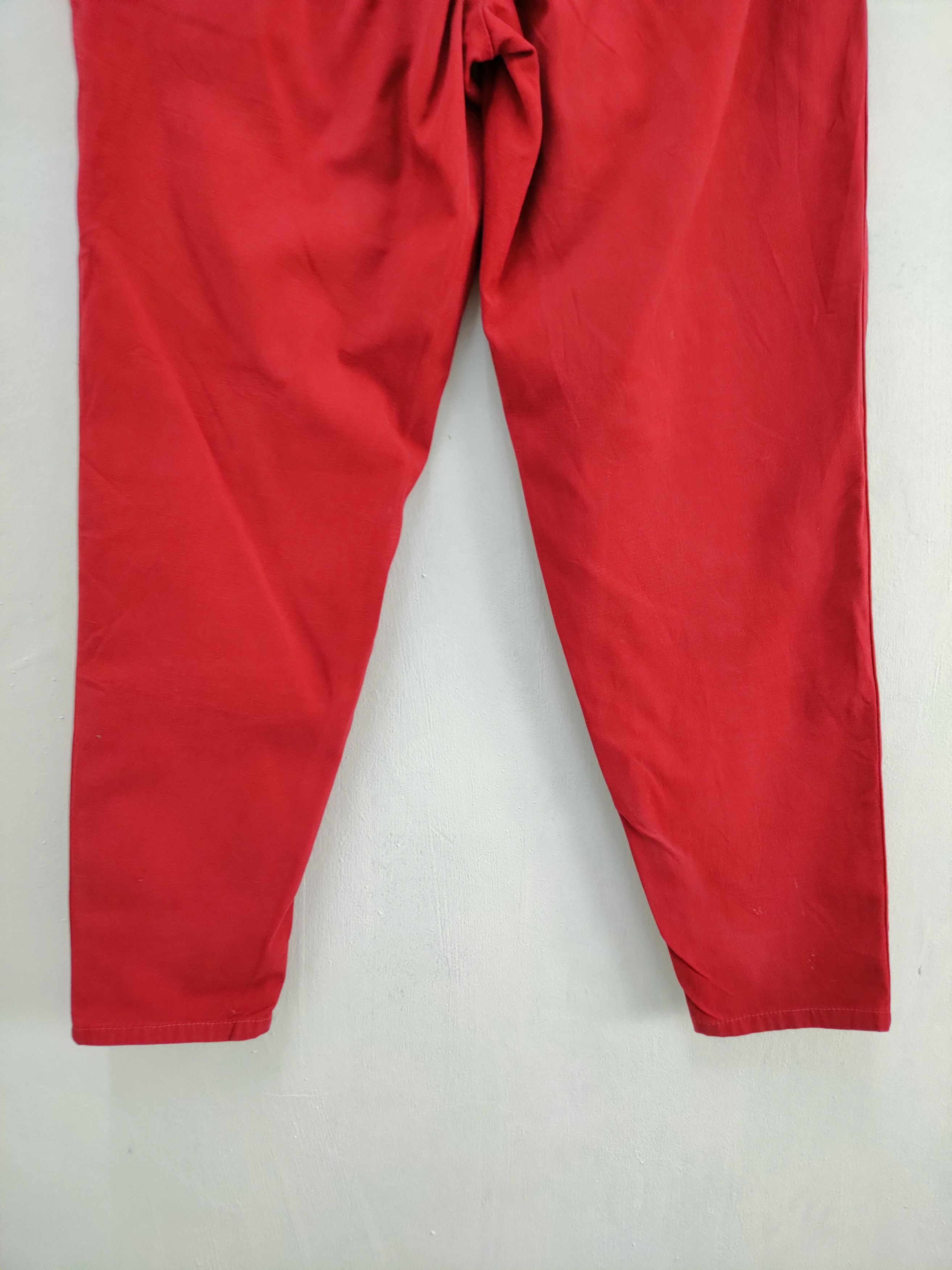 Linea Linea Vicenza Red Pants Made In Japan Size US 26 / EU 42 - 6 Thumbnail