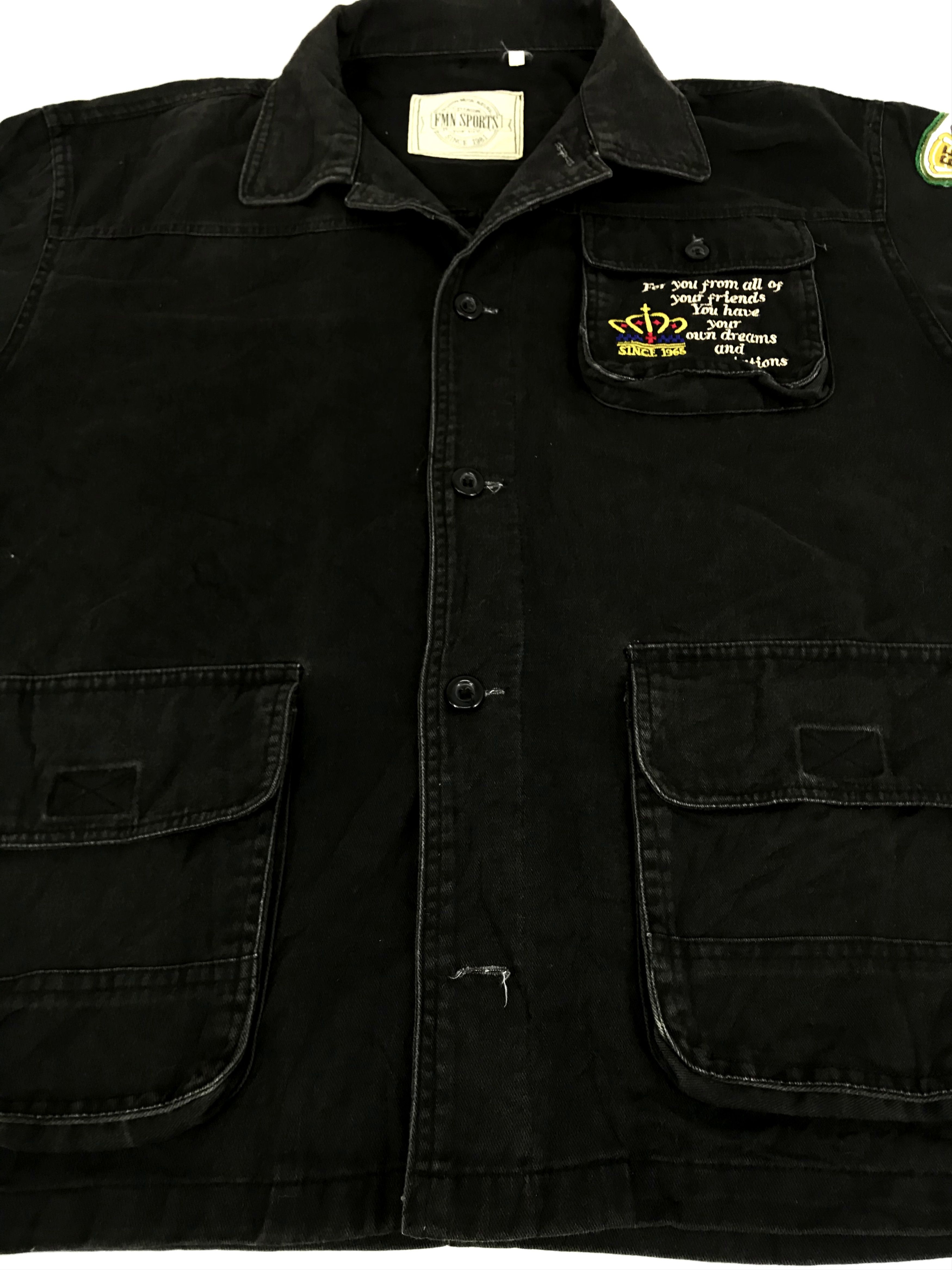 Japanese Brand Vintage FMN Sports Fashion Music Natural Work Wear Jacket Size US XL / EU 56 / 4 - 2 Thumbnail