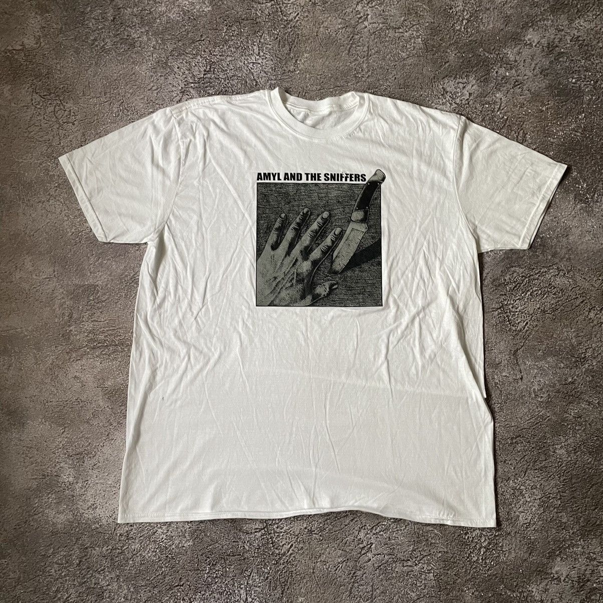 Vintage Vintage Y2K Graphic Tee The Sniffers Band Oversized Goth XXL Size US XXL / EU 58 / 5 - 2 Thumbnail