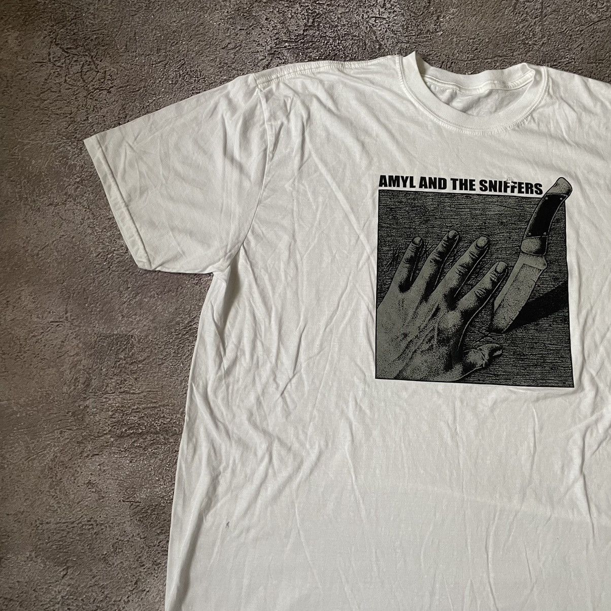 Vintage Vintage Y2K Graphic Tee The Sniffers Band Oversized Goth XXL Size US XXL / EU 58 / 5 - 4 Thumbnail