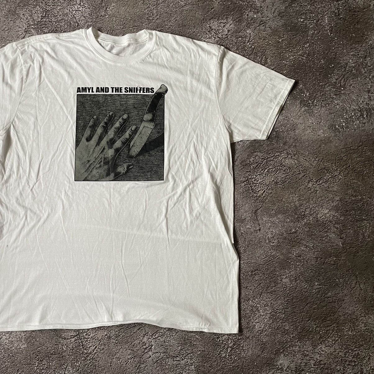 Vintage Vintage Y2K Graphic Tee The Sniffers Band Oversized Goth XXL Size US XXL / EU 58 / 5 - 3 Thumbnail